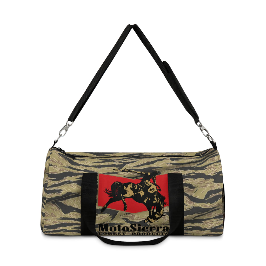 Gold Tiger Cowboy Logo Motosierra Adventure Duffel Bag