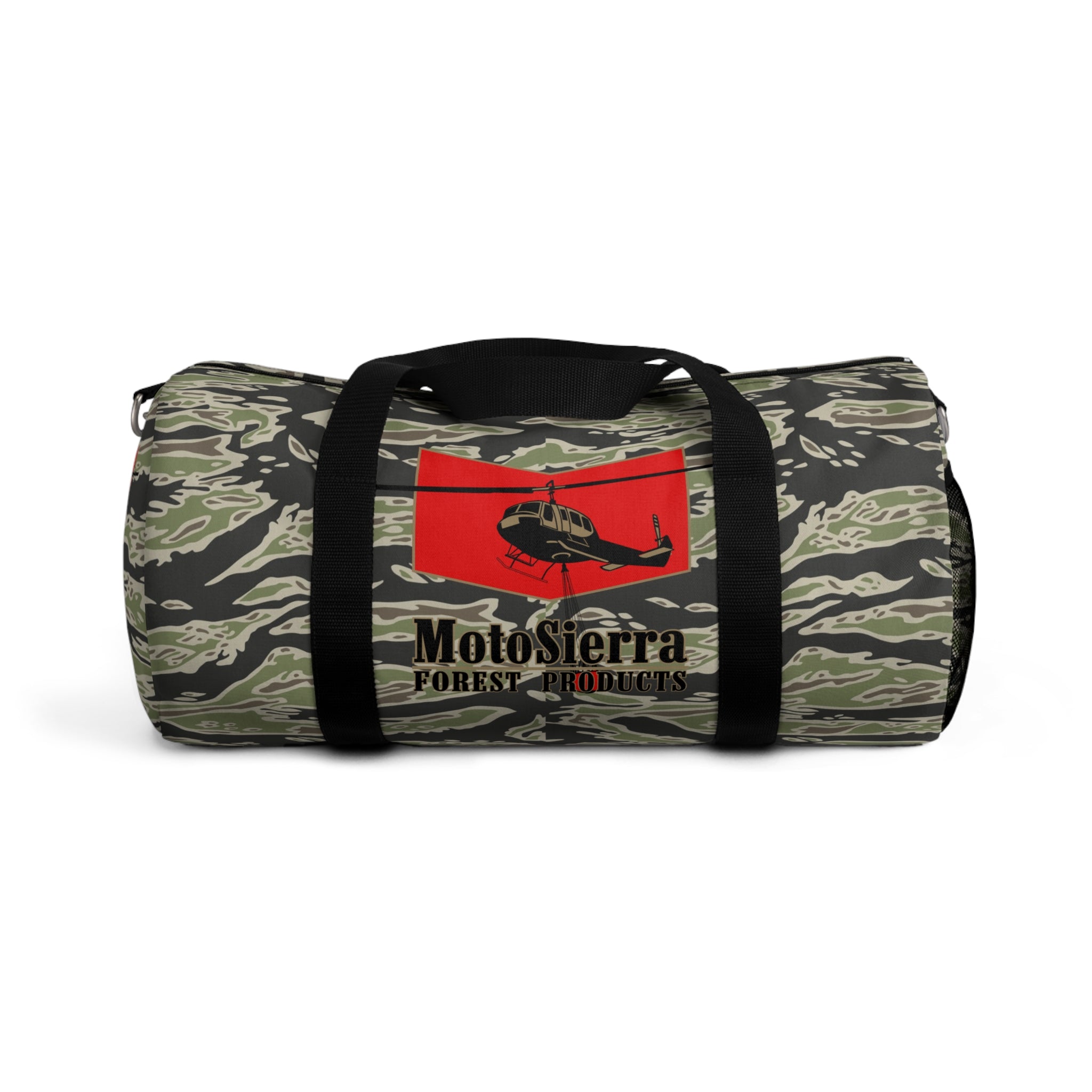 Tiger Stripe Duffel Bag for Outdoor Adventures, Travel & Gym, Stylish Military-Inspired Gear, Durable Weekender Bag