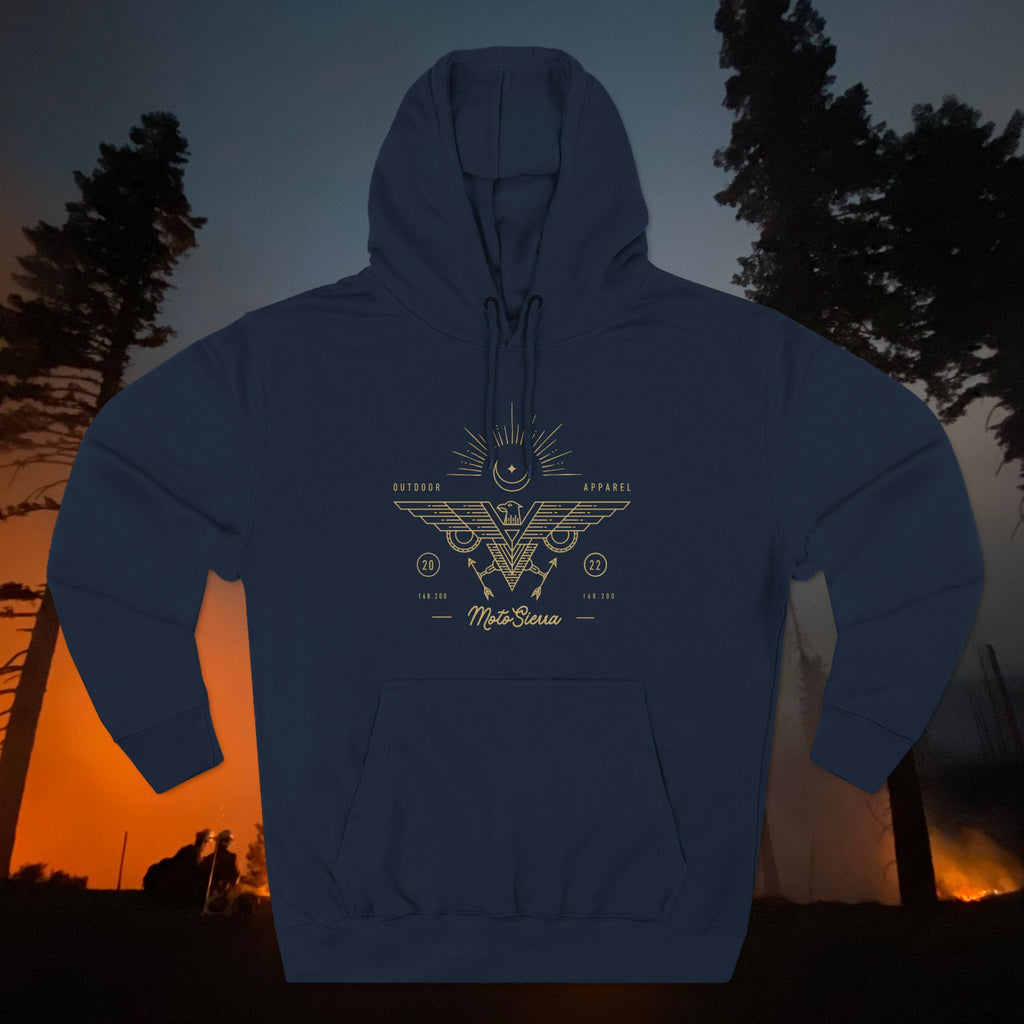 Gold Eagle Classic Three-Panel Fleece Hoodie