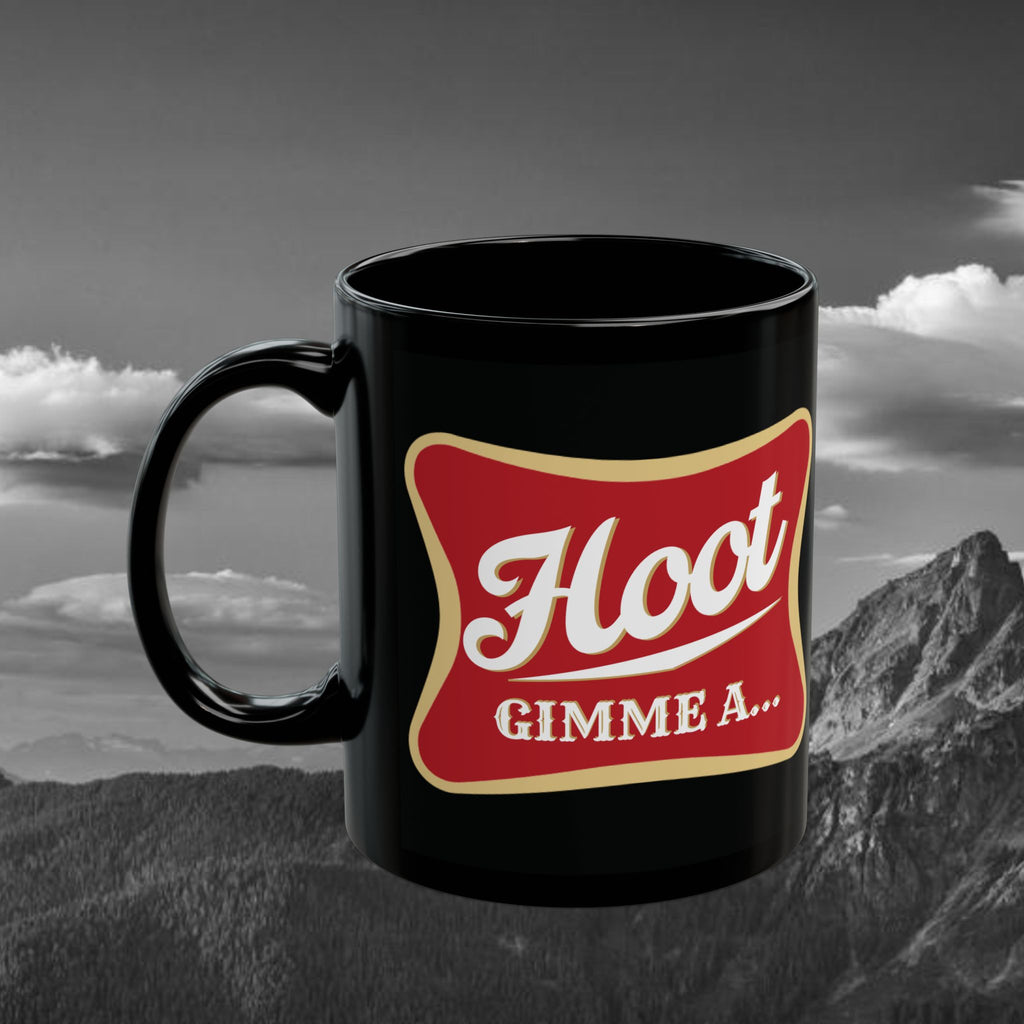 Hoot Black Mug (11oz)
