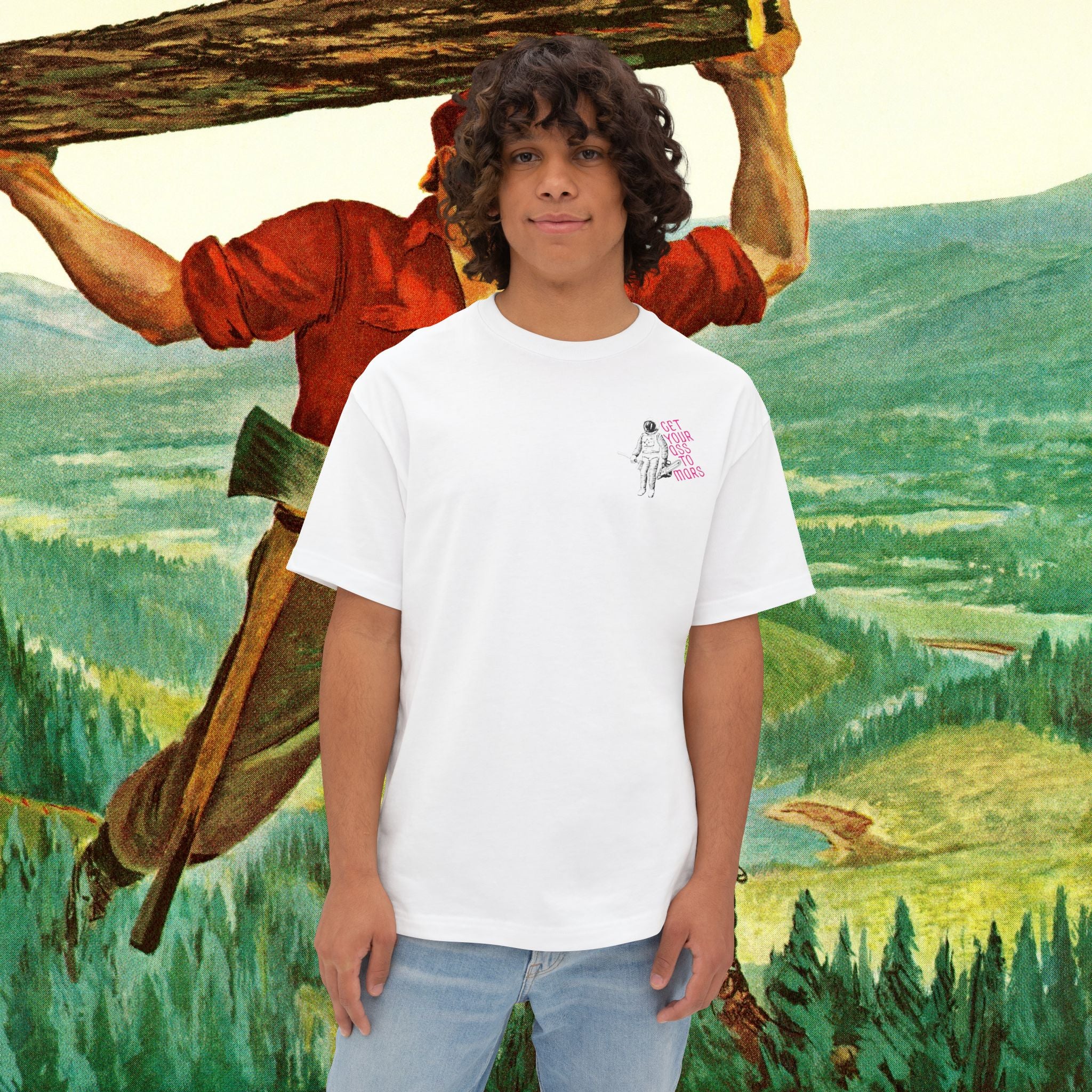 Mars Unisex Oversized Boxy Tee