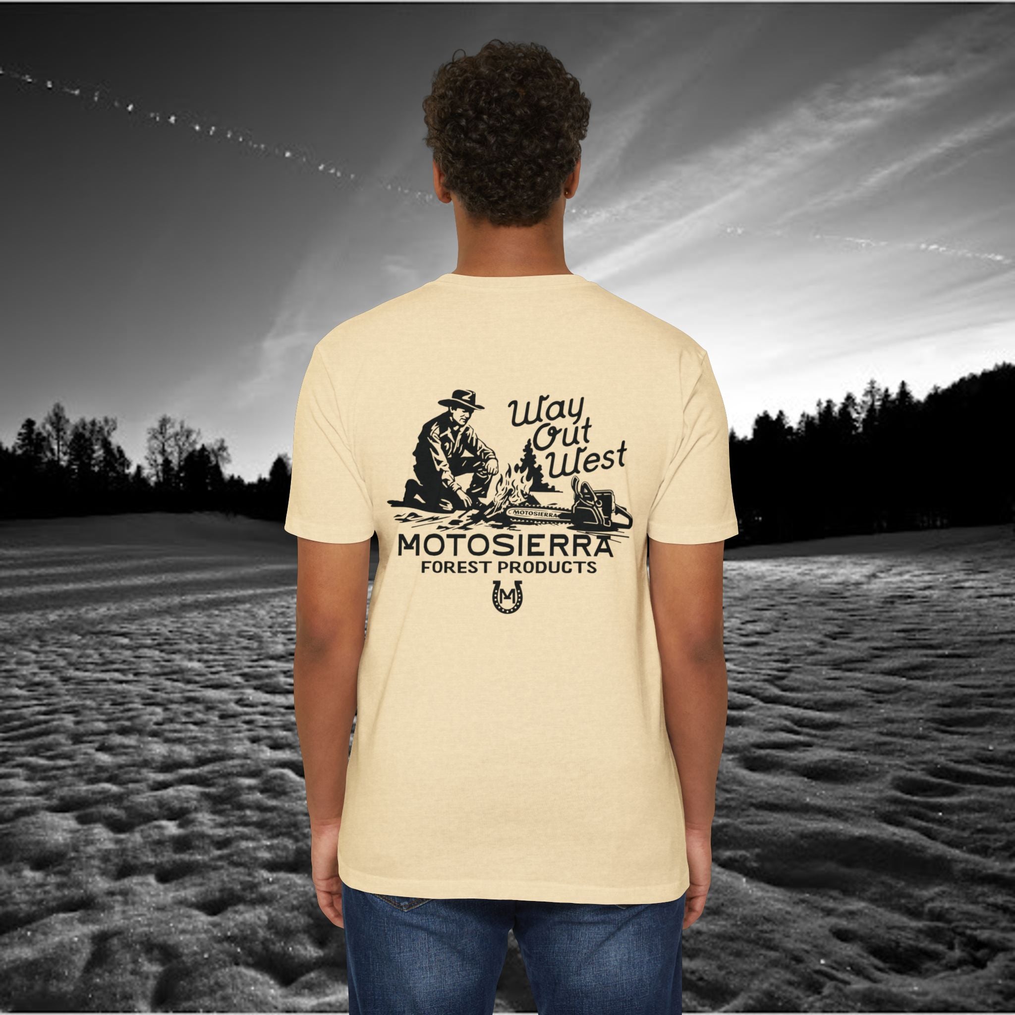 Way Out West Unisex CVC Jersey T-shirt
