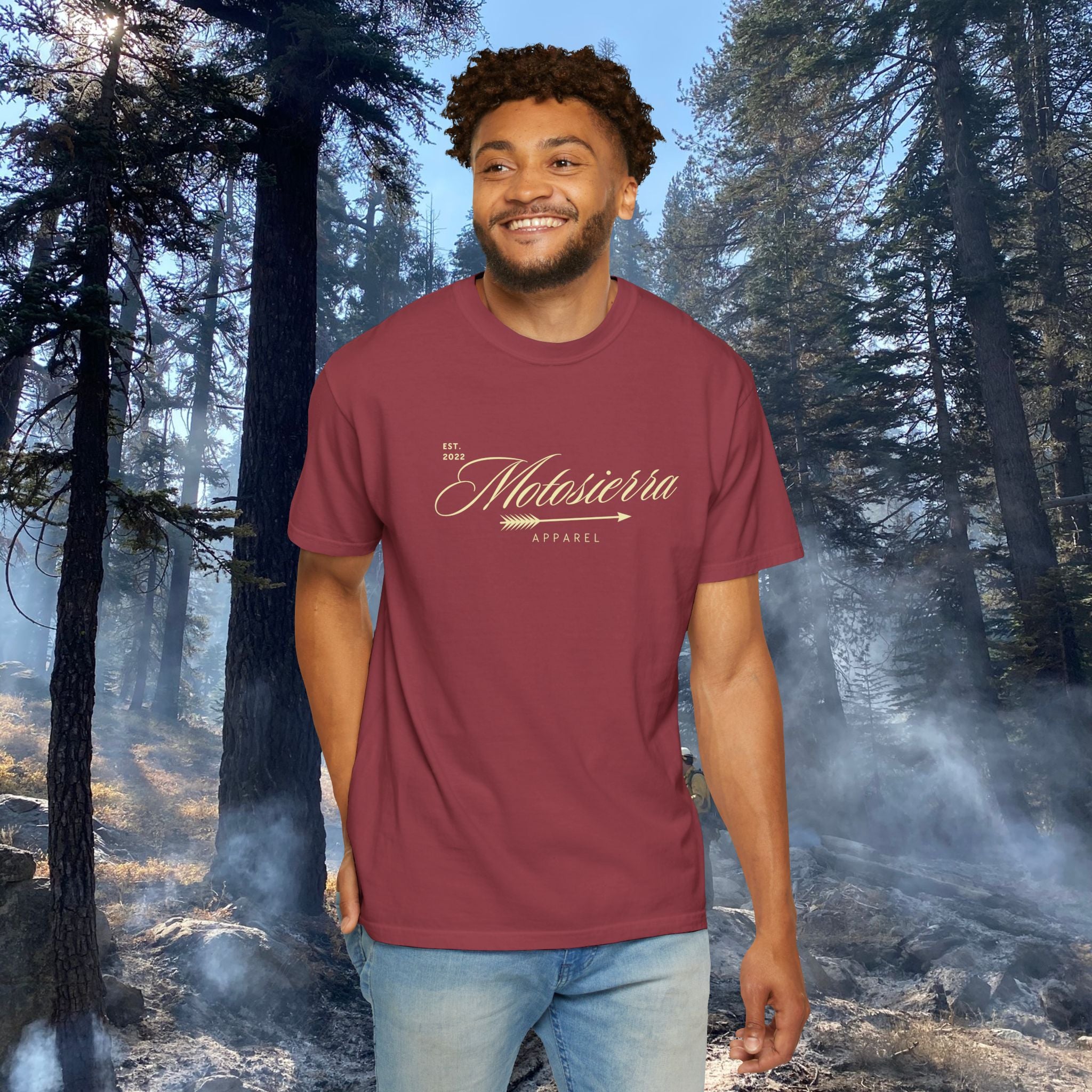 Script Logo Unisex Garment-Dyed T-shirt