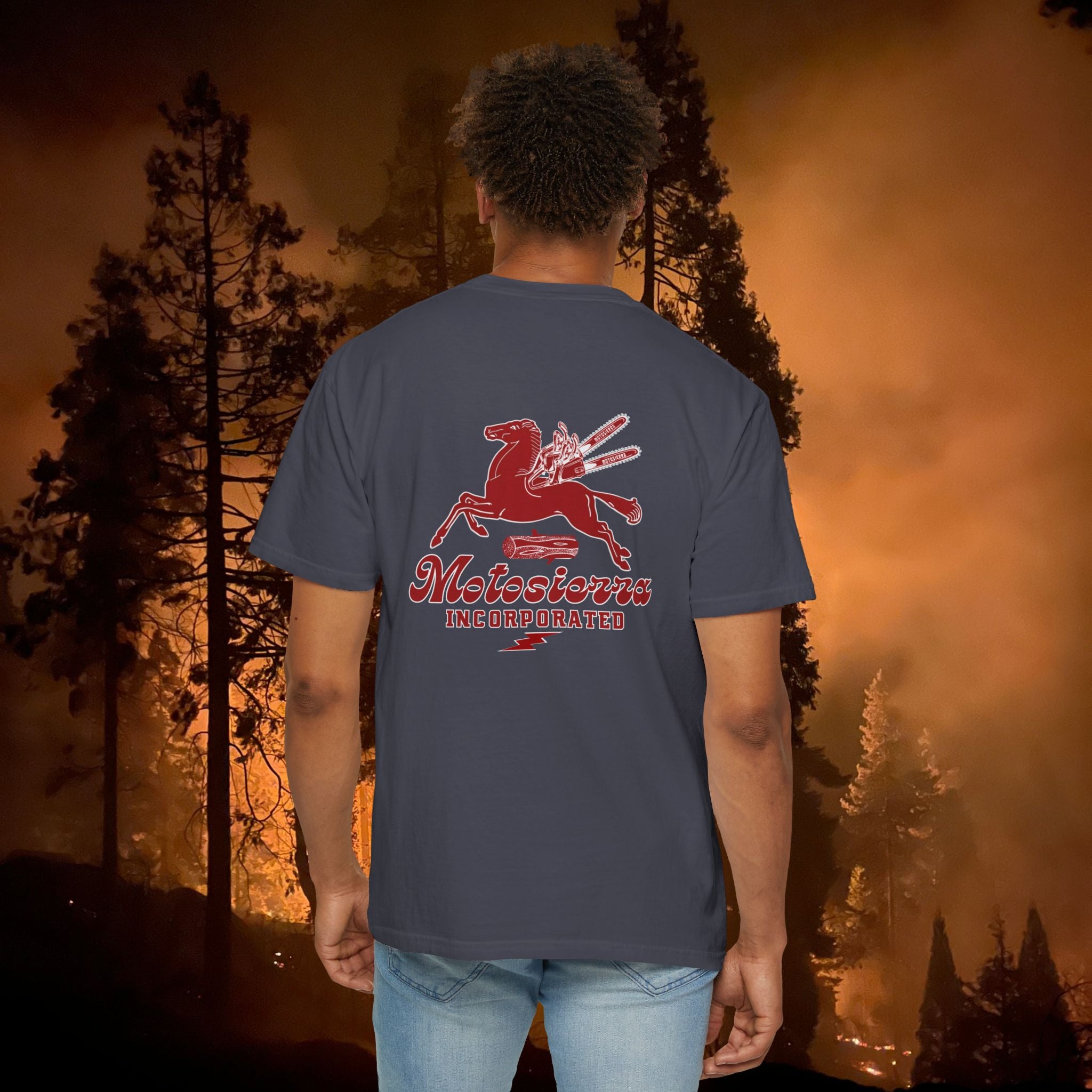 Pegasus Unisex Garment-Dyed T-shirt