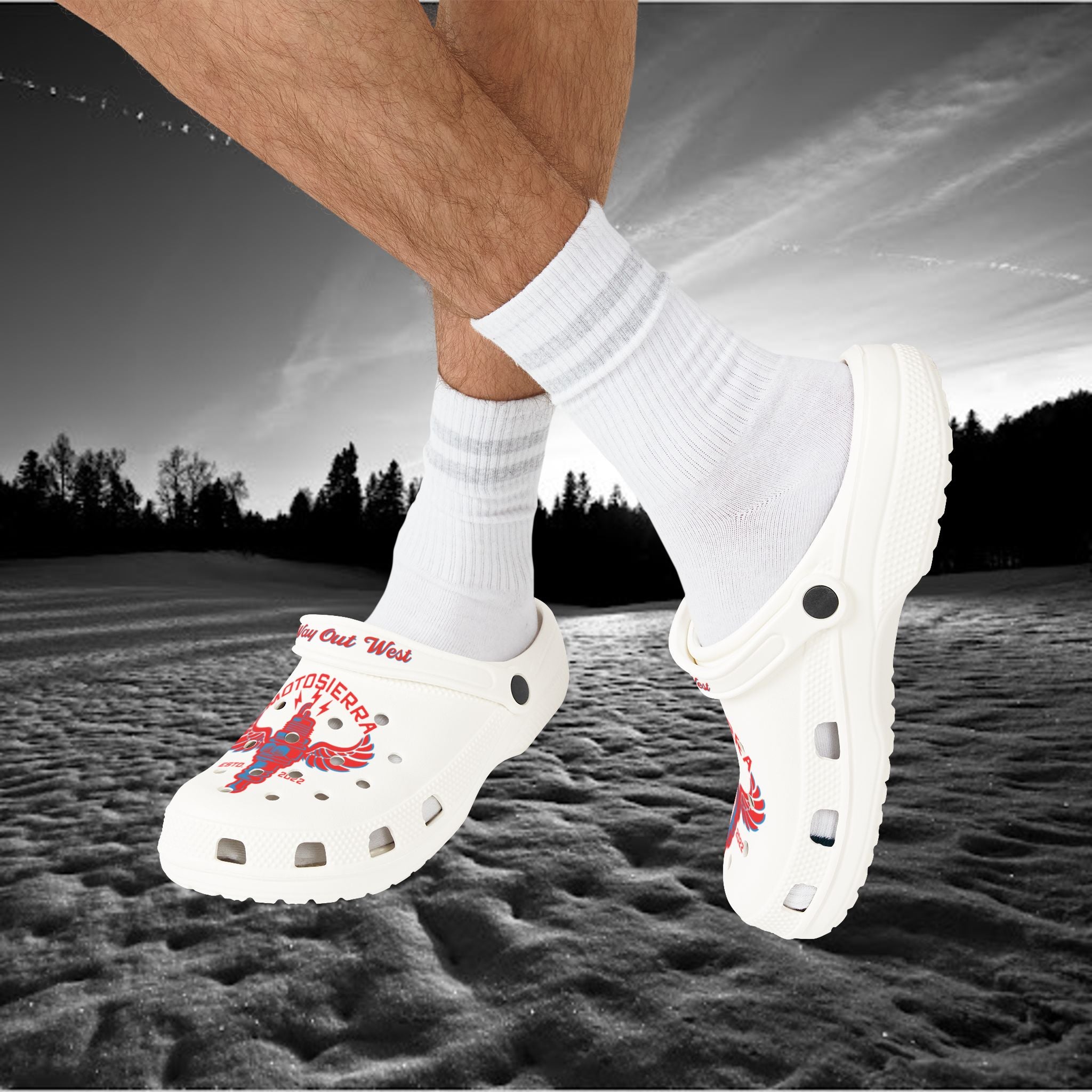 Motosierra Logo Foam Rubber Shoes