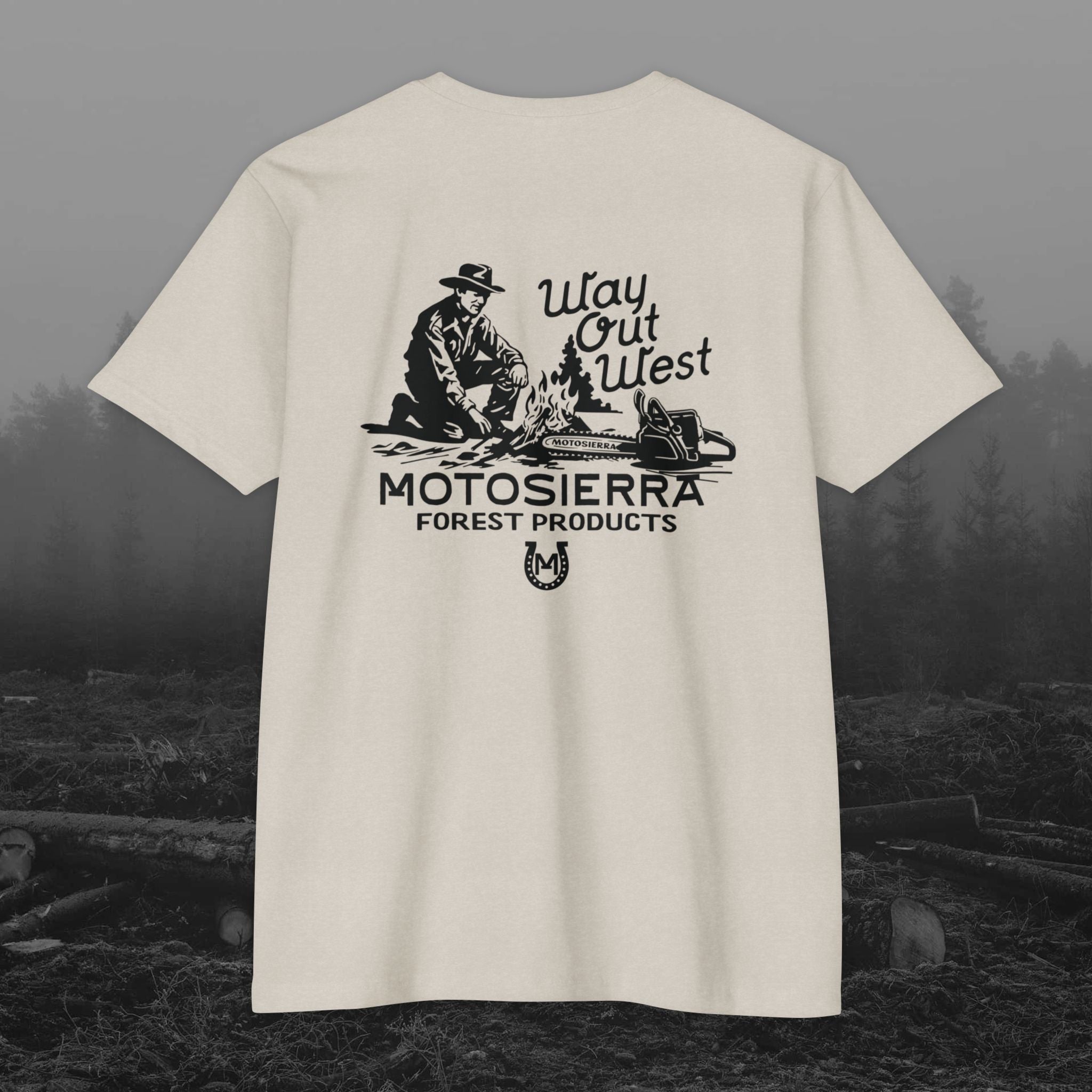Way Out West Unisex CVC Jersey T-shirt