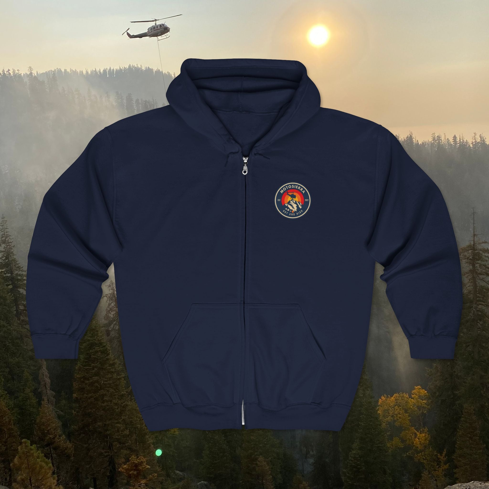Hot & High Unisex Heavy Blend™ Full Zip Hooded Sweatshirt