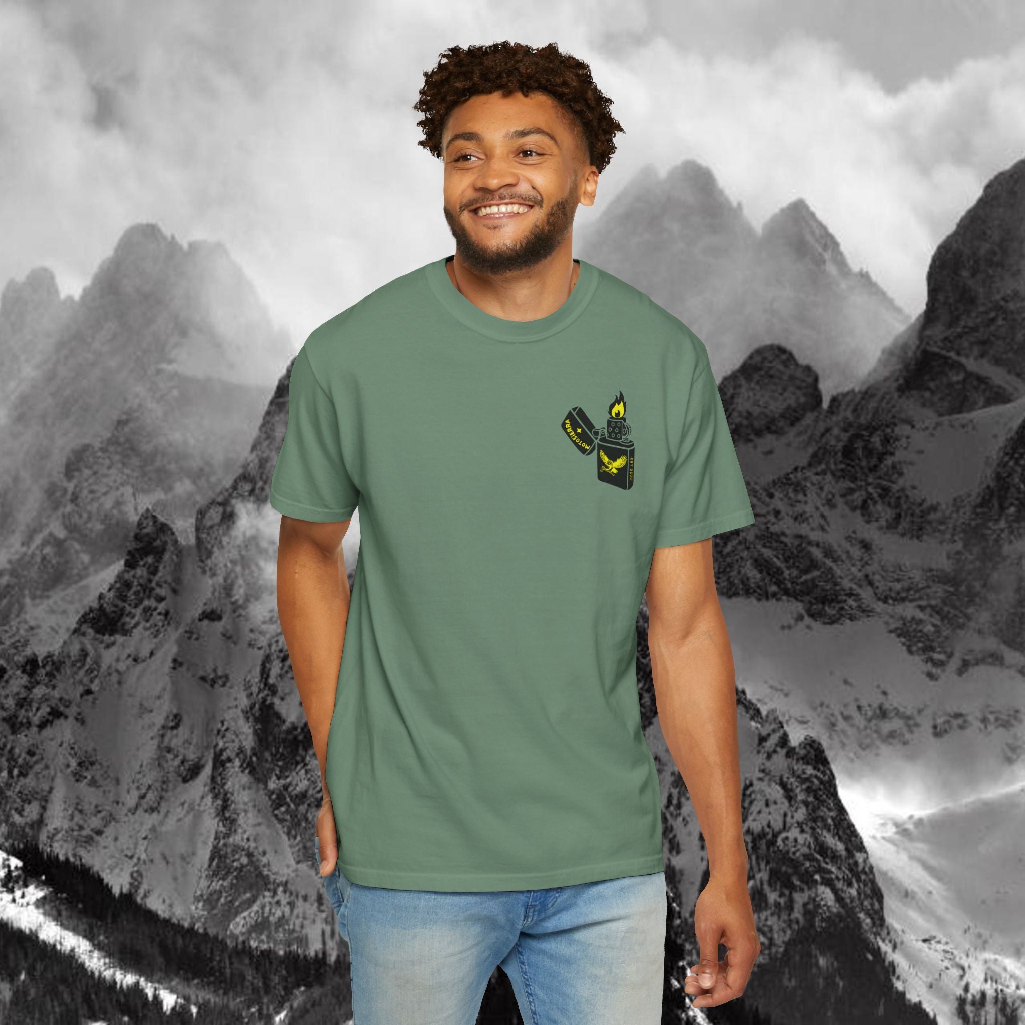 Flint Unisex Garment-Dyed T-shirt