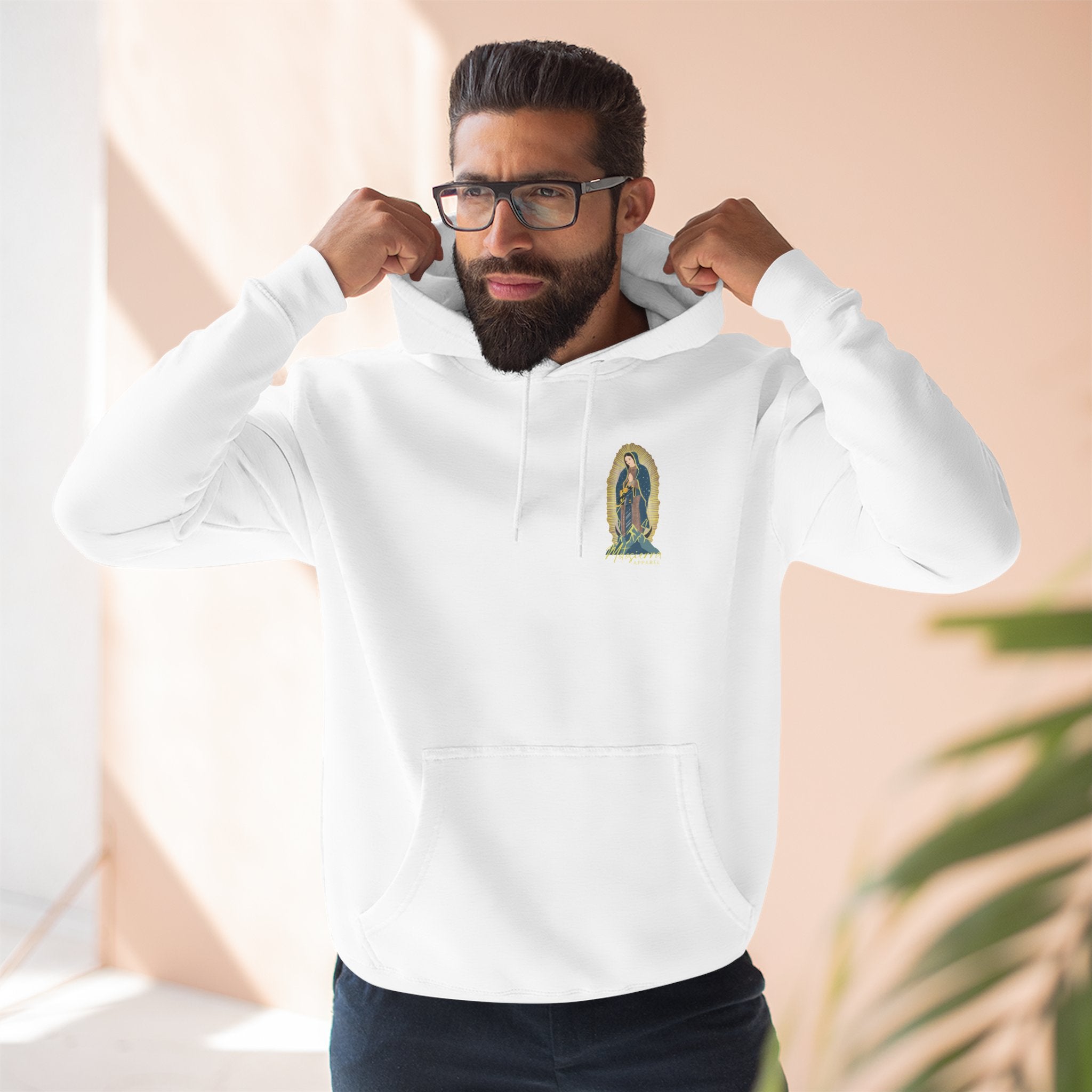 Guadalupe Three-Panel Fleece Hoodie