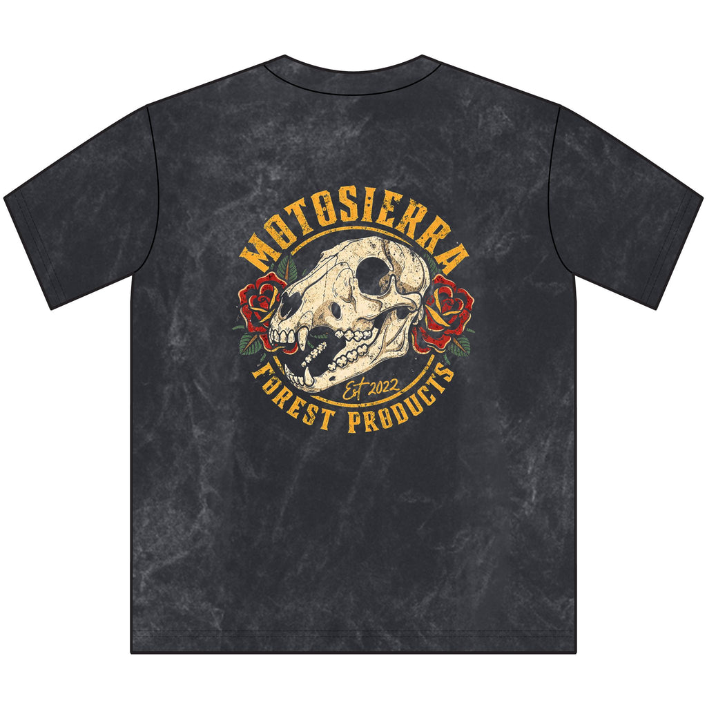 Bear Skull Vintage Crewneck Tee