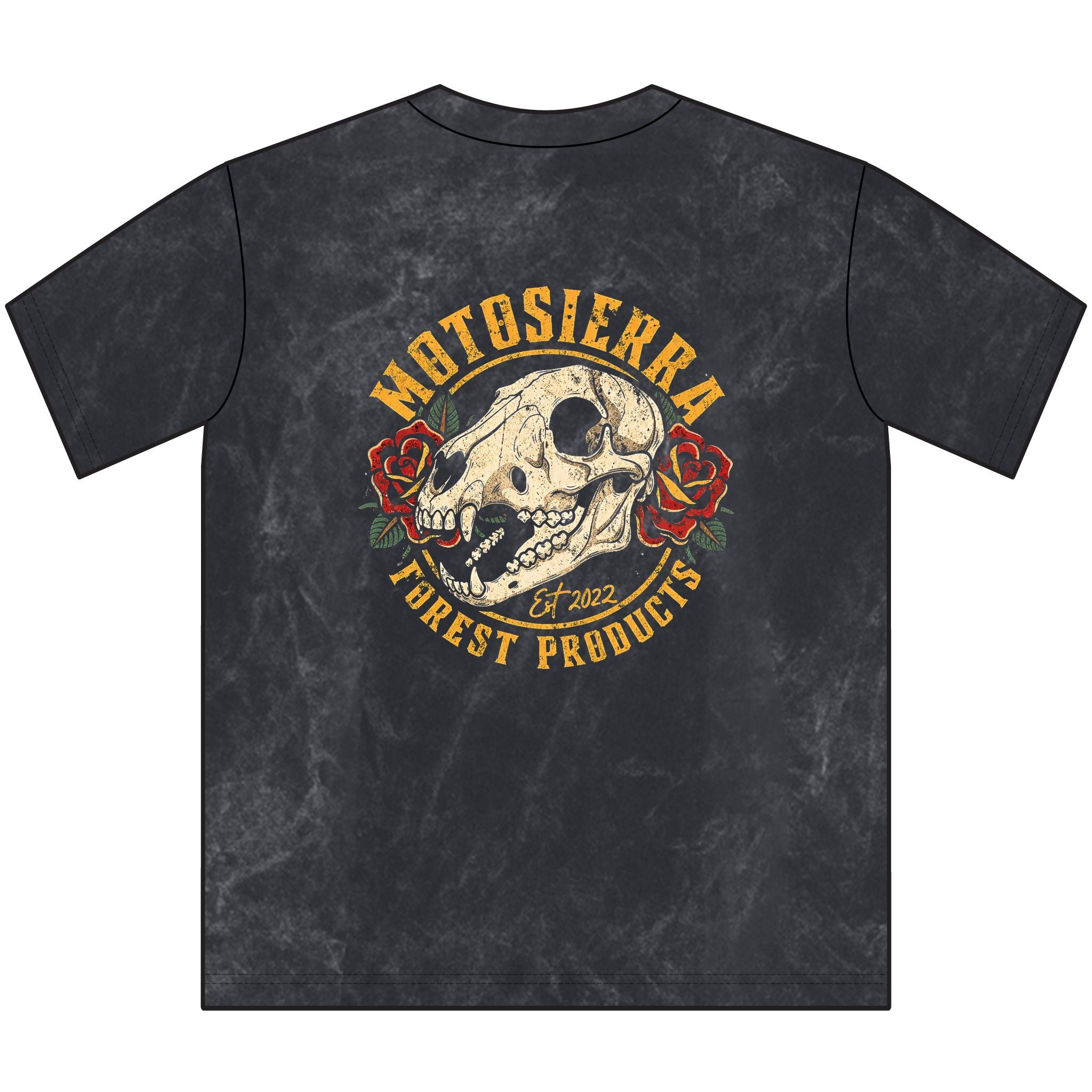 Bear Skull Vintage Crewneck Tee