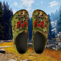 Kestrel Logo Camo Foam Rubber Shoes