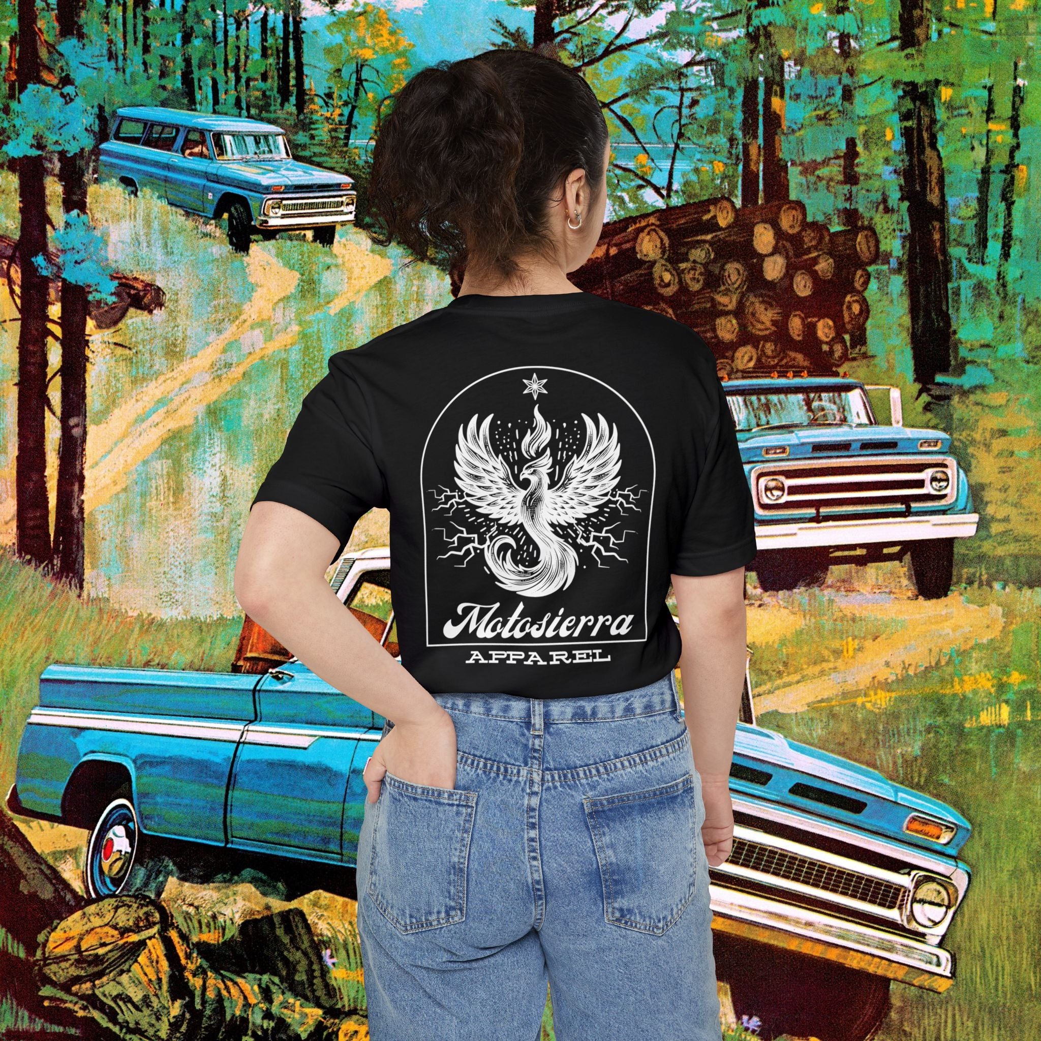 Thunderbird Vintage-Inspired Unisex Pocket T-Shirt