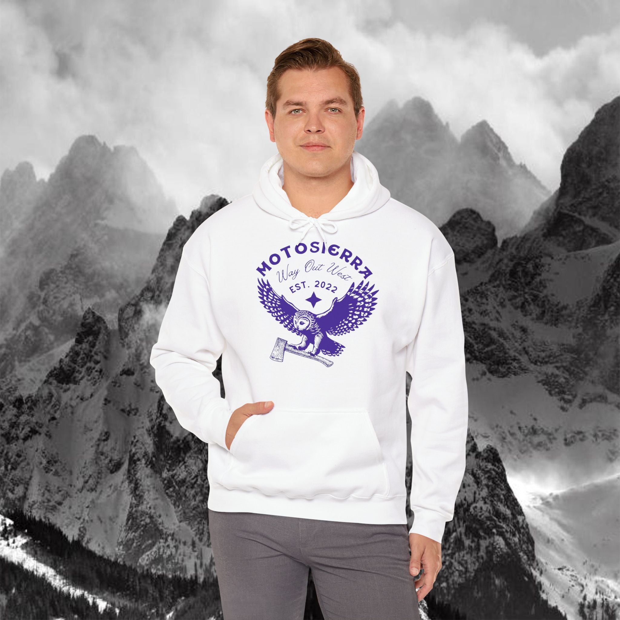 EU Motosierra Hoodie - Cozy Unisex Sweatshirt for Outdoor Lovers, Ideal Gift for Nature Enthusiasts, Perfect for Camping & Hiking