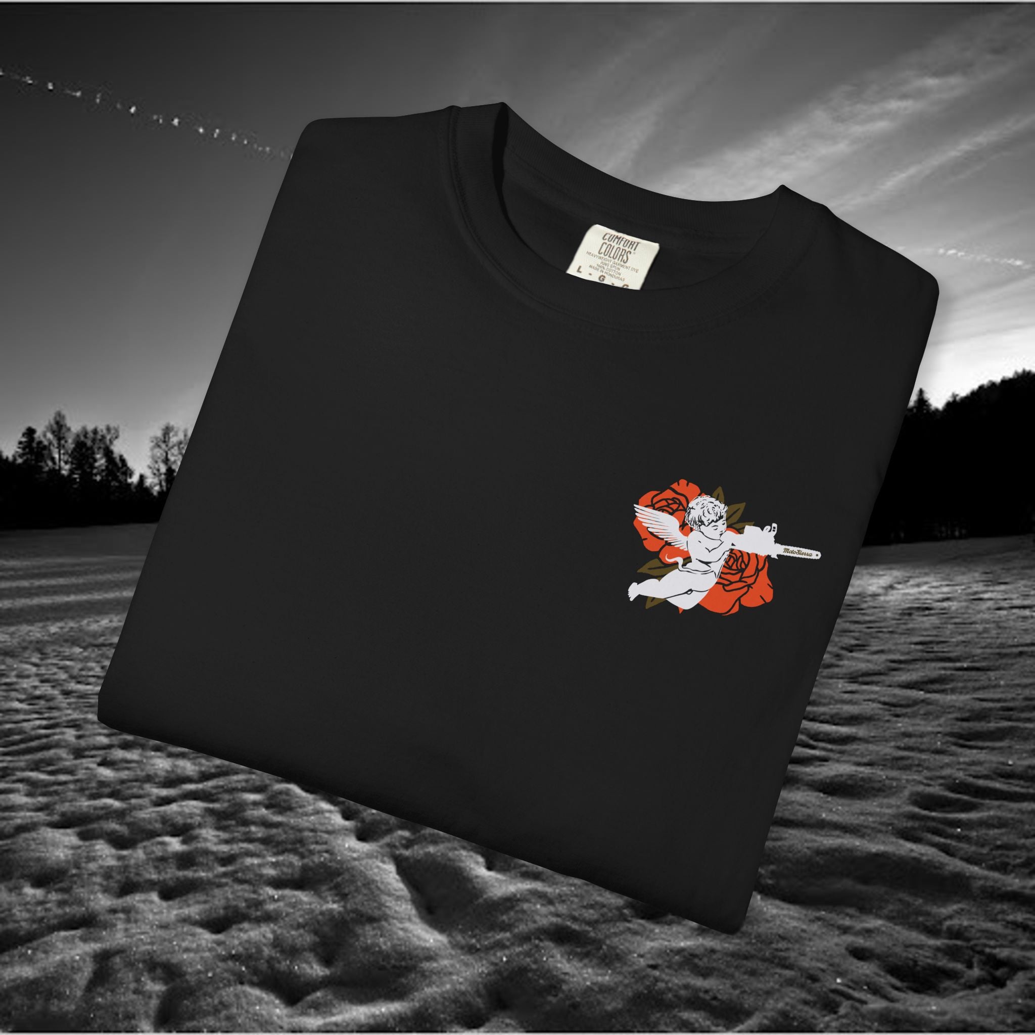 Roses Unisex Garment-Dyed T-shirt