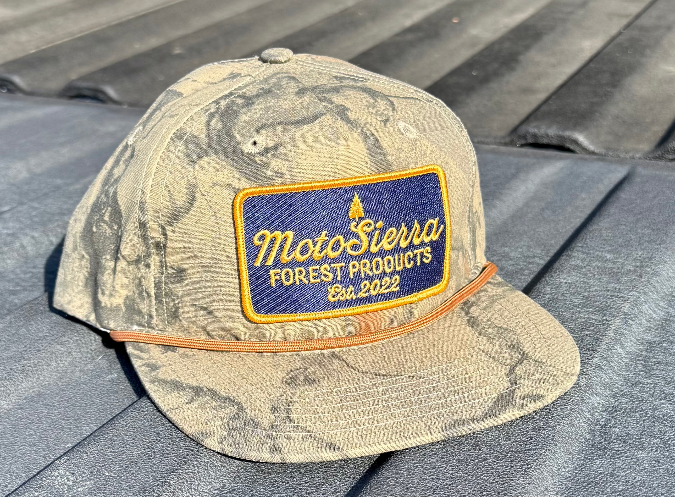 MotoSierra Natural Gear Camo Snapback Hat