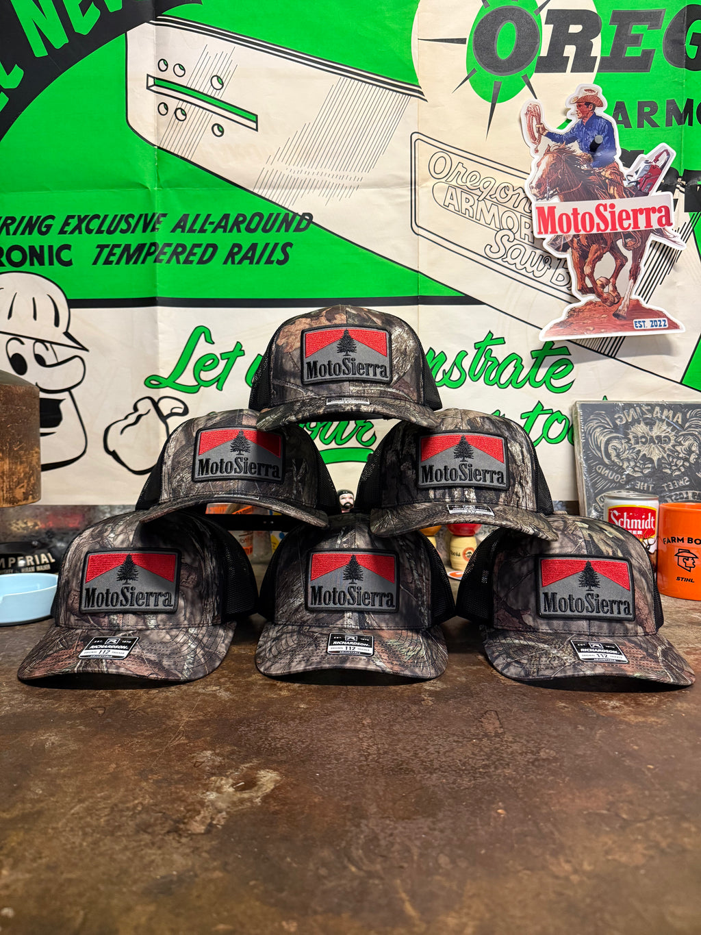 1. Double Mash Camouflage Trucker Hat