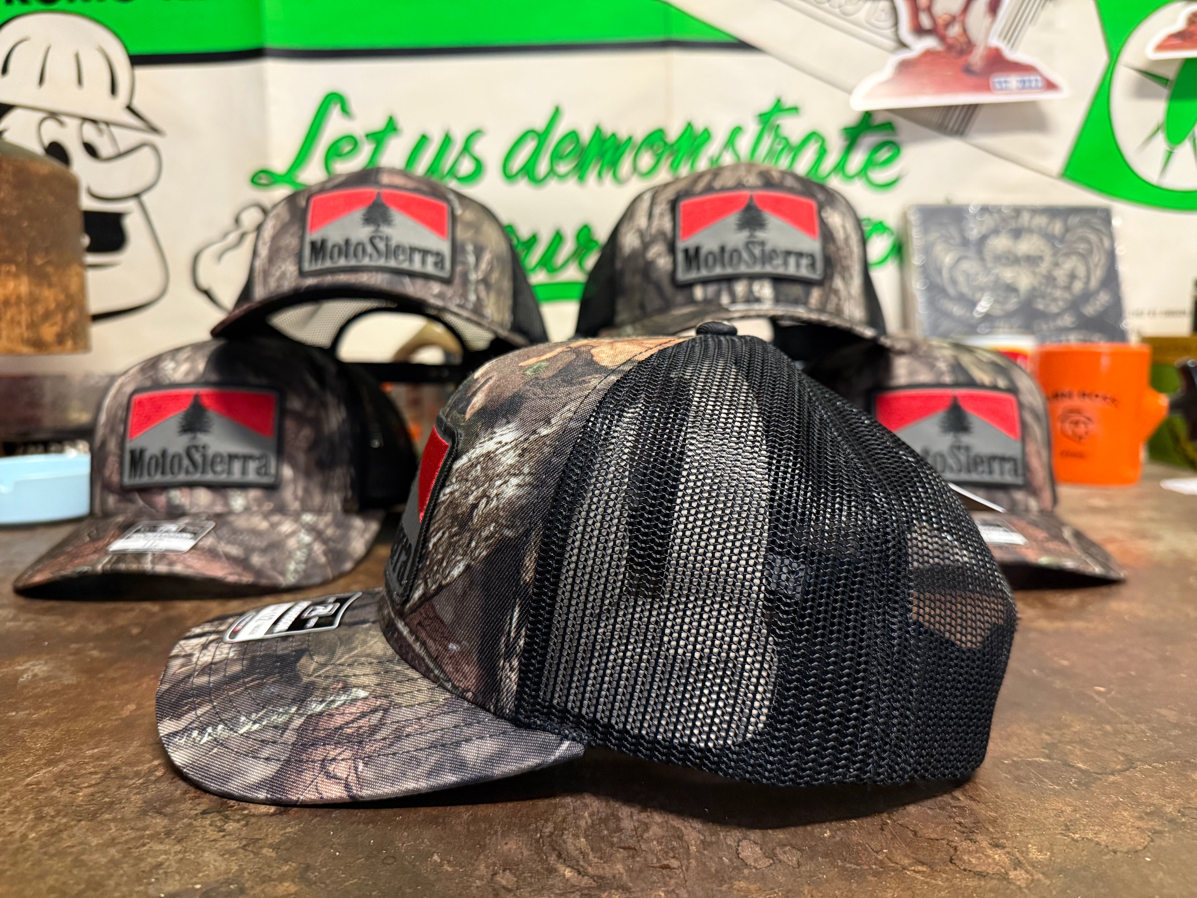 1. Double Mash Camouflage Trucker Hat
