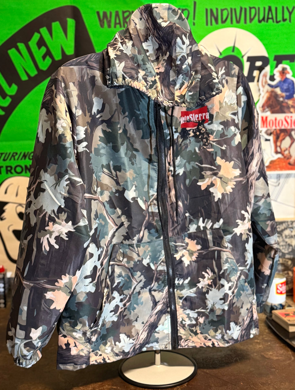 1. Green Camo Windbreaker Jacket | Outdoorsy Style, Hiking Gear, Adventure Apparel, Nature Lover's Jacket, Trendy Water-Resistant Fashion
