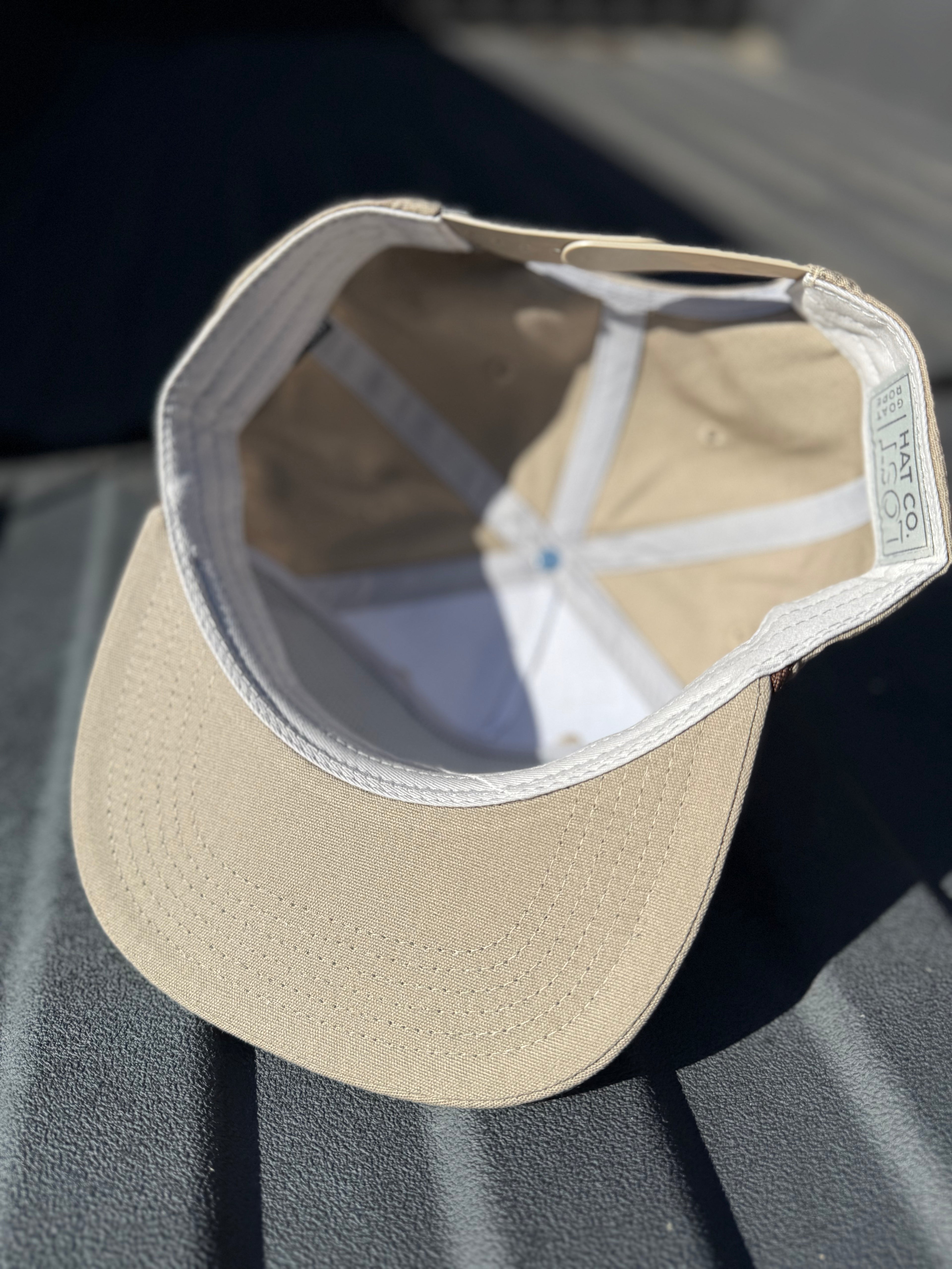 Maroon Patch Rope Hat