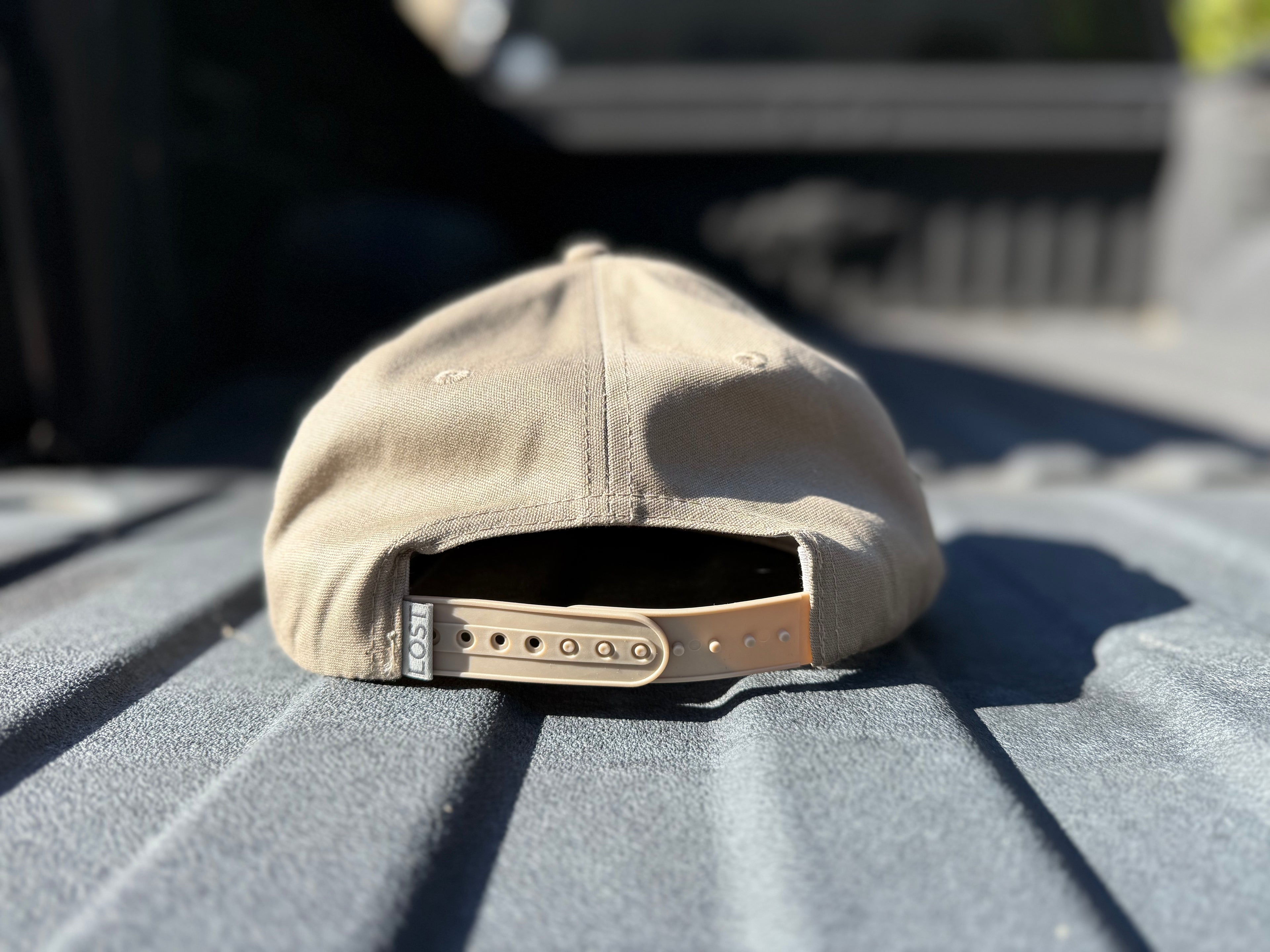 Maroon Patch Rope Hat
