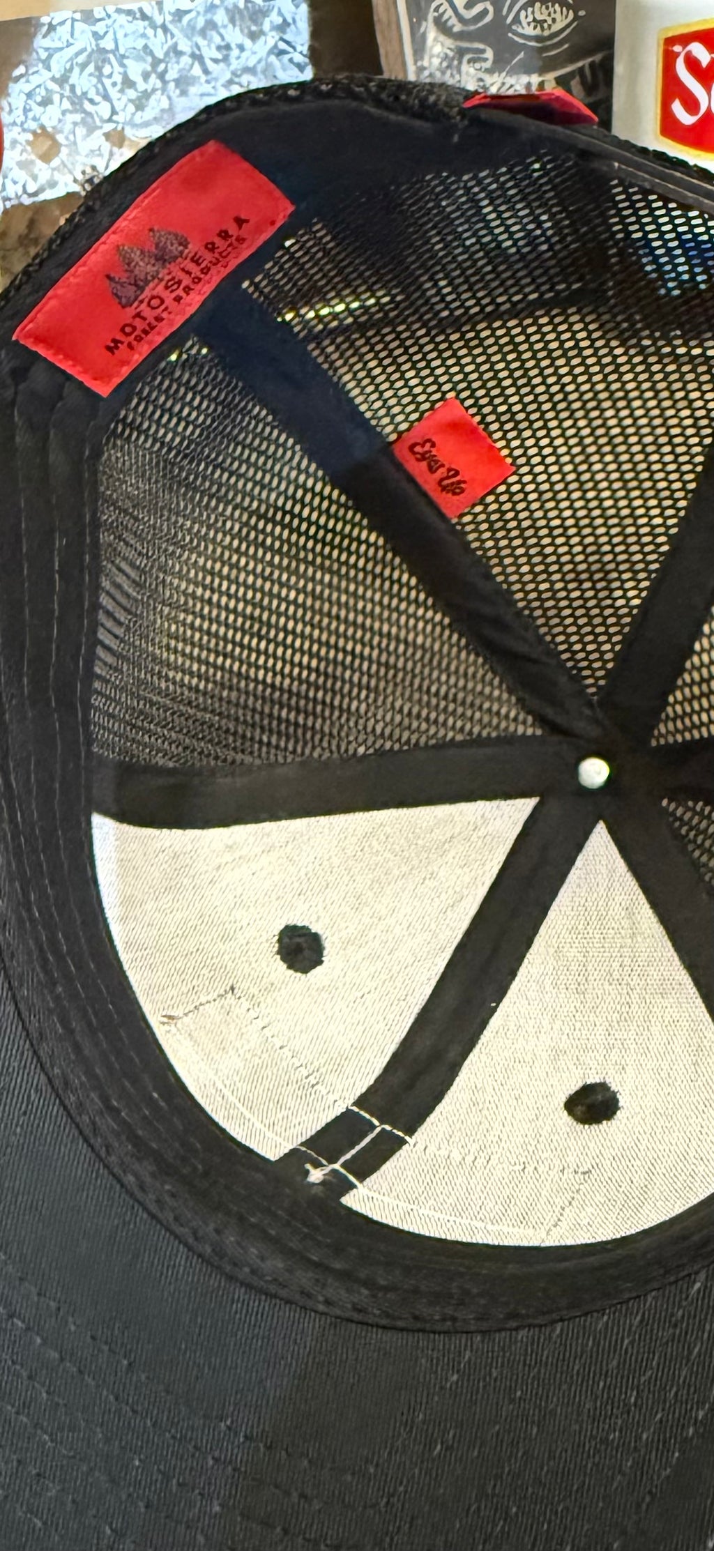 Double Mash All Black Trucker Hat  (Free Domestic US Shipping)