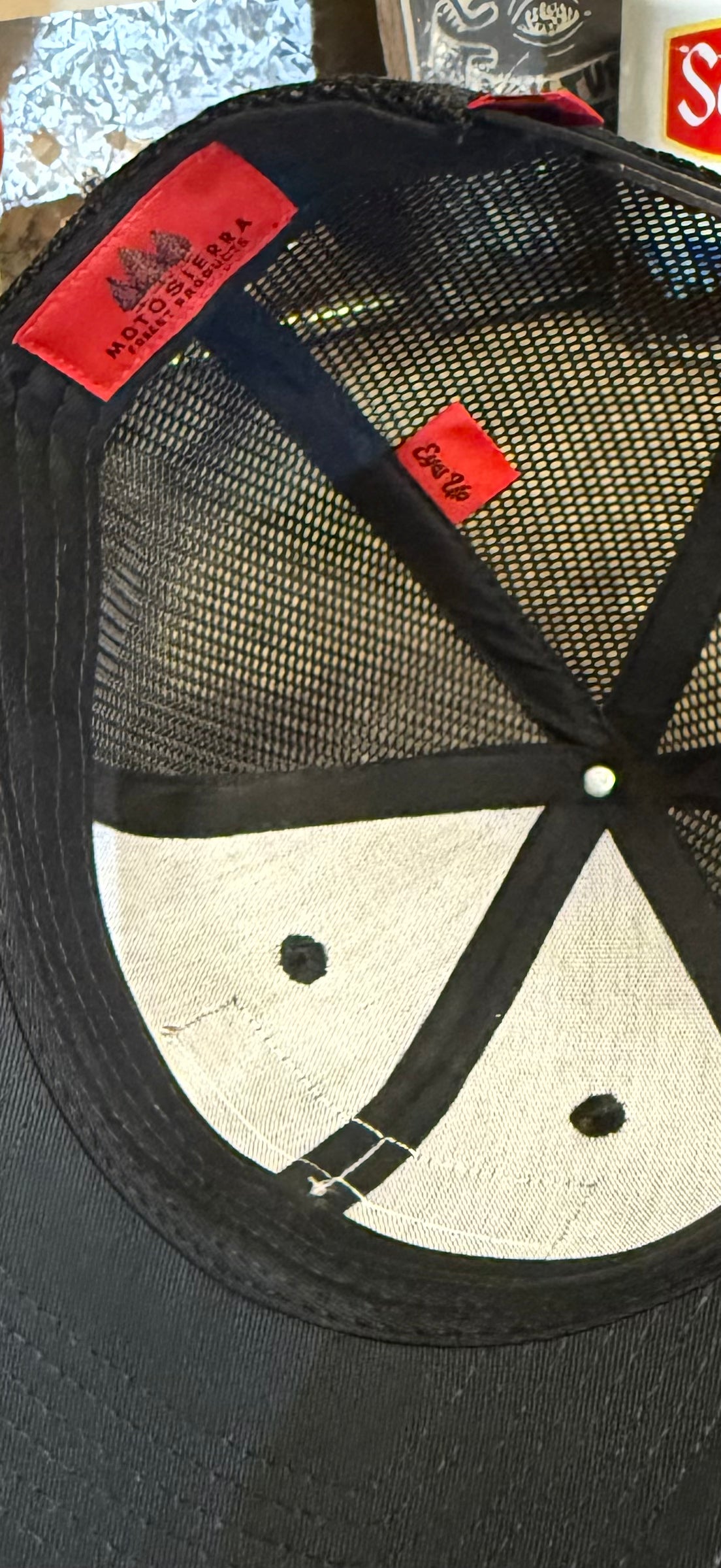 Double Mash All Black Trucker Hat  (Free Domestic US Shipping)