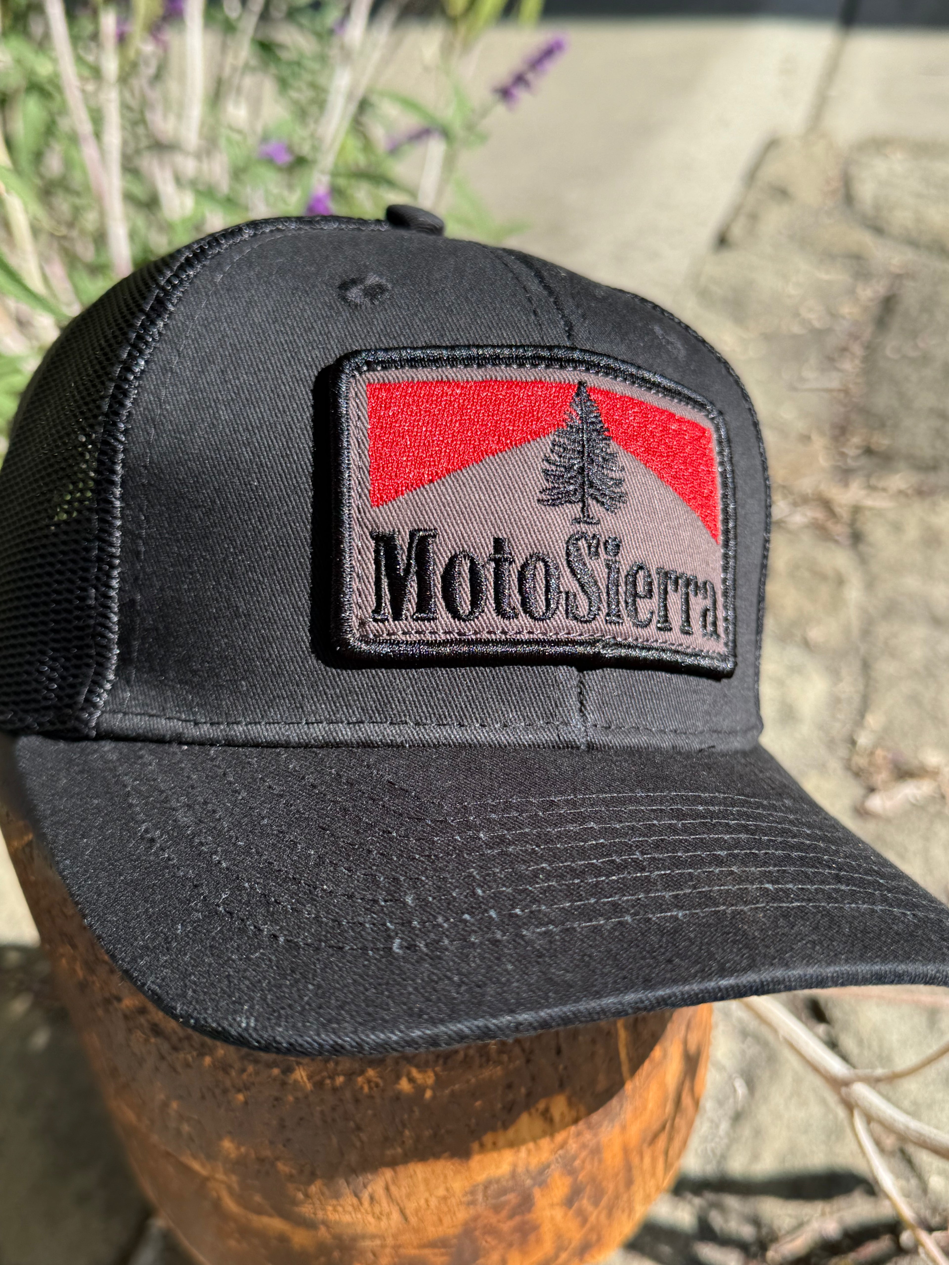 Double Mash All Black Trucker Hat  (Free Domestic US Shipping)