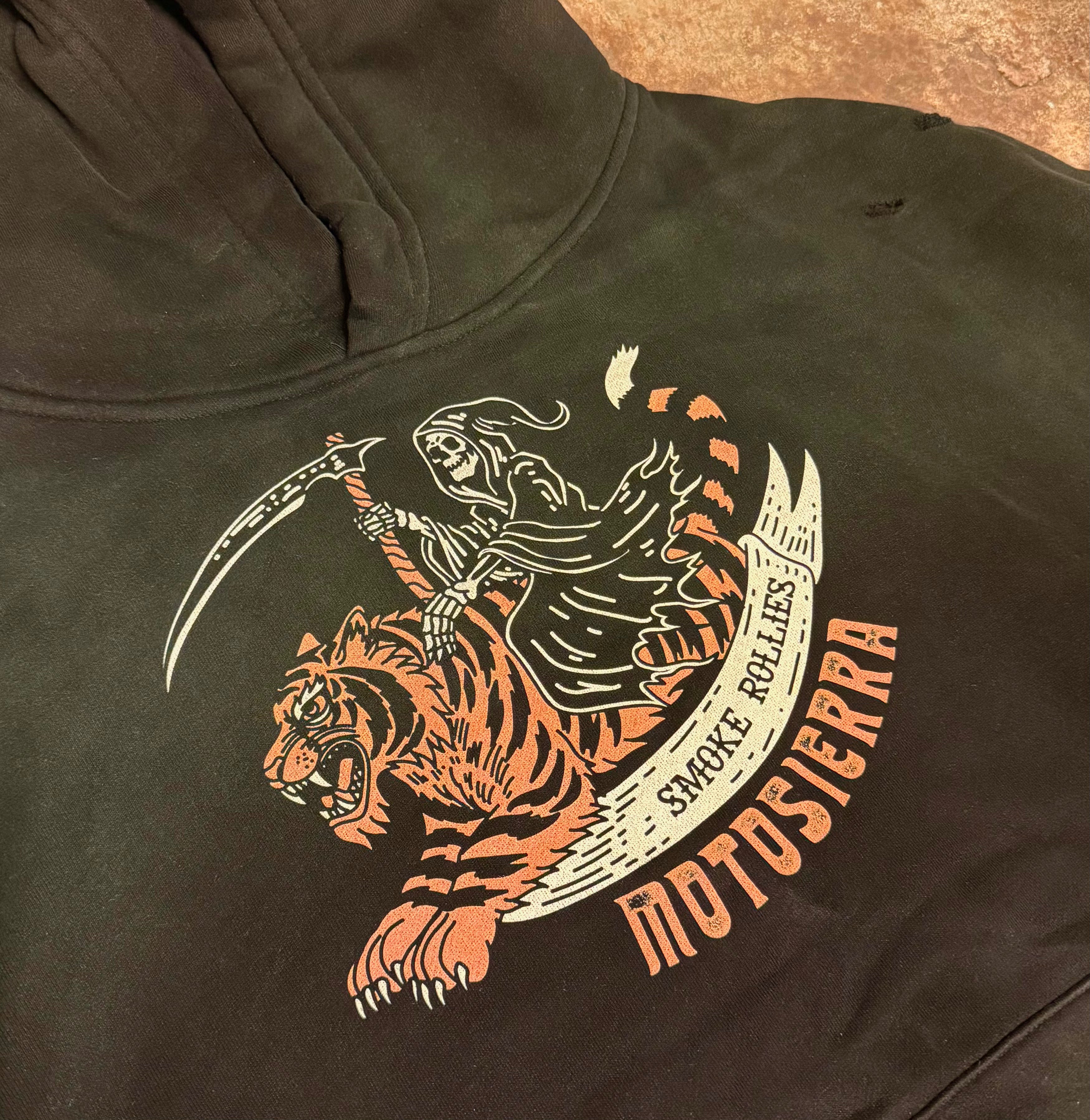 Smoke Rollies Heavyweight Sunfade Oversized Hoodie