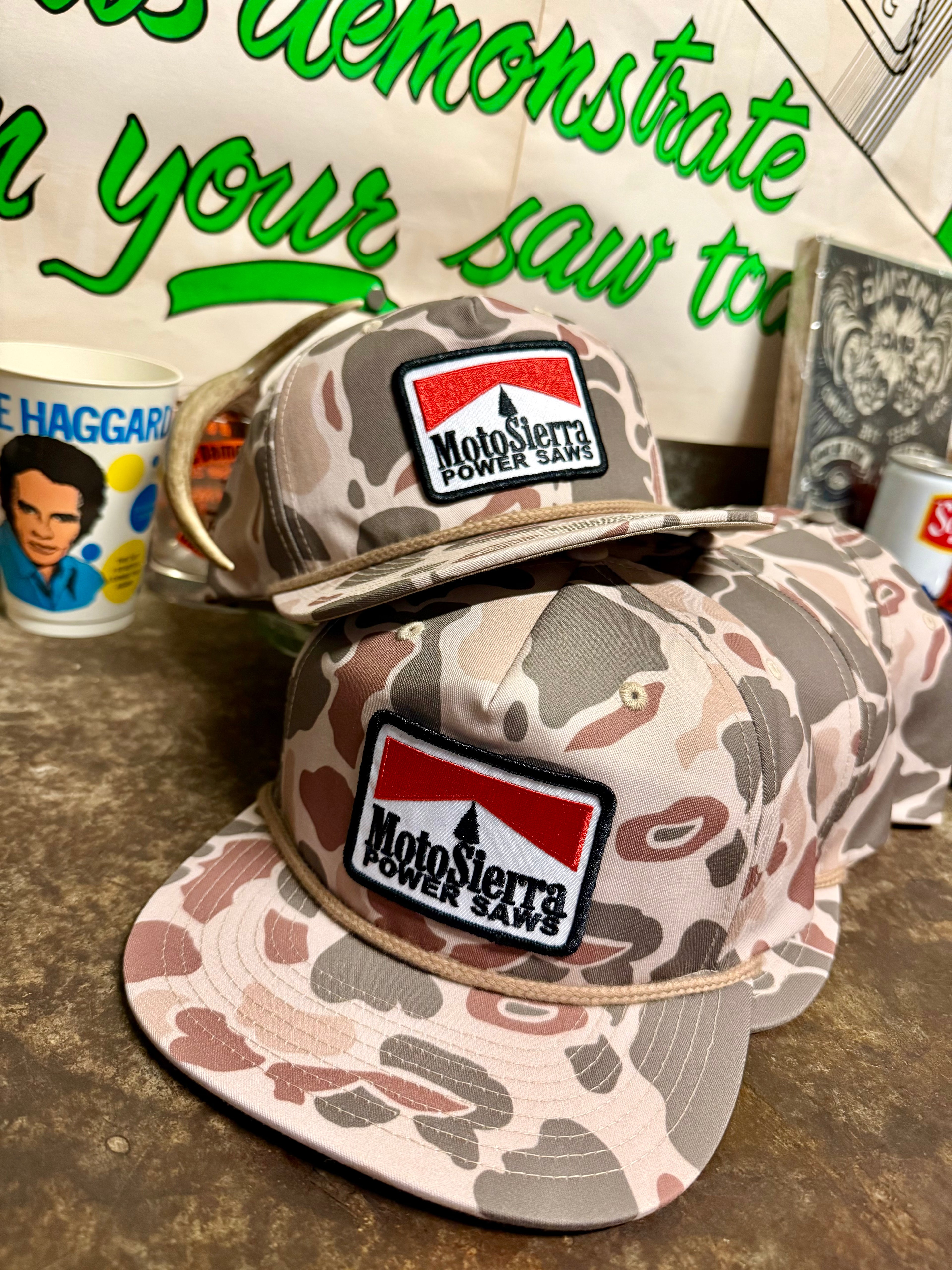 Power Saws Duck Camo Snapback Hat