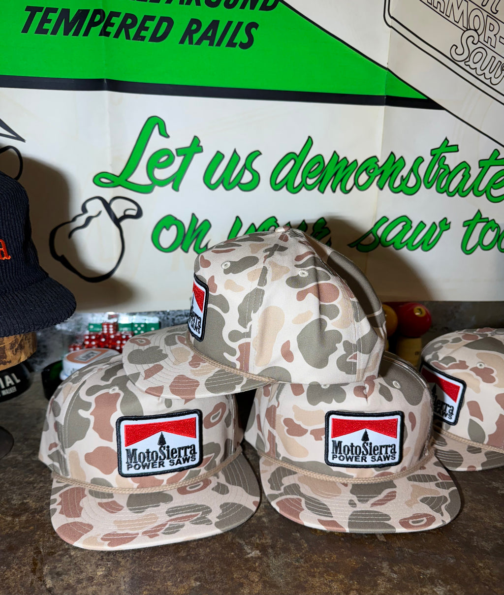Power Saws Duck Camo Snapback Hat