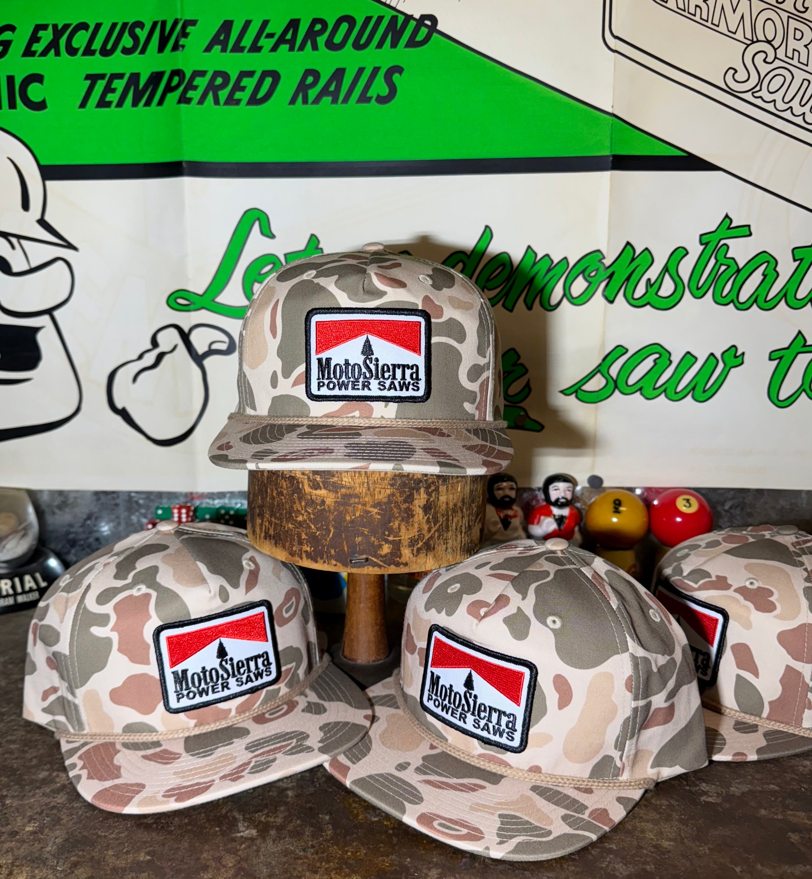 Power Saws Duck Camo Snapback Hat