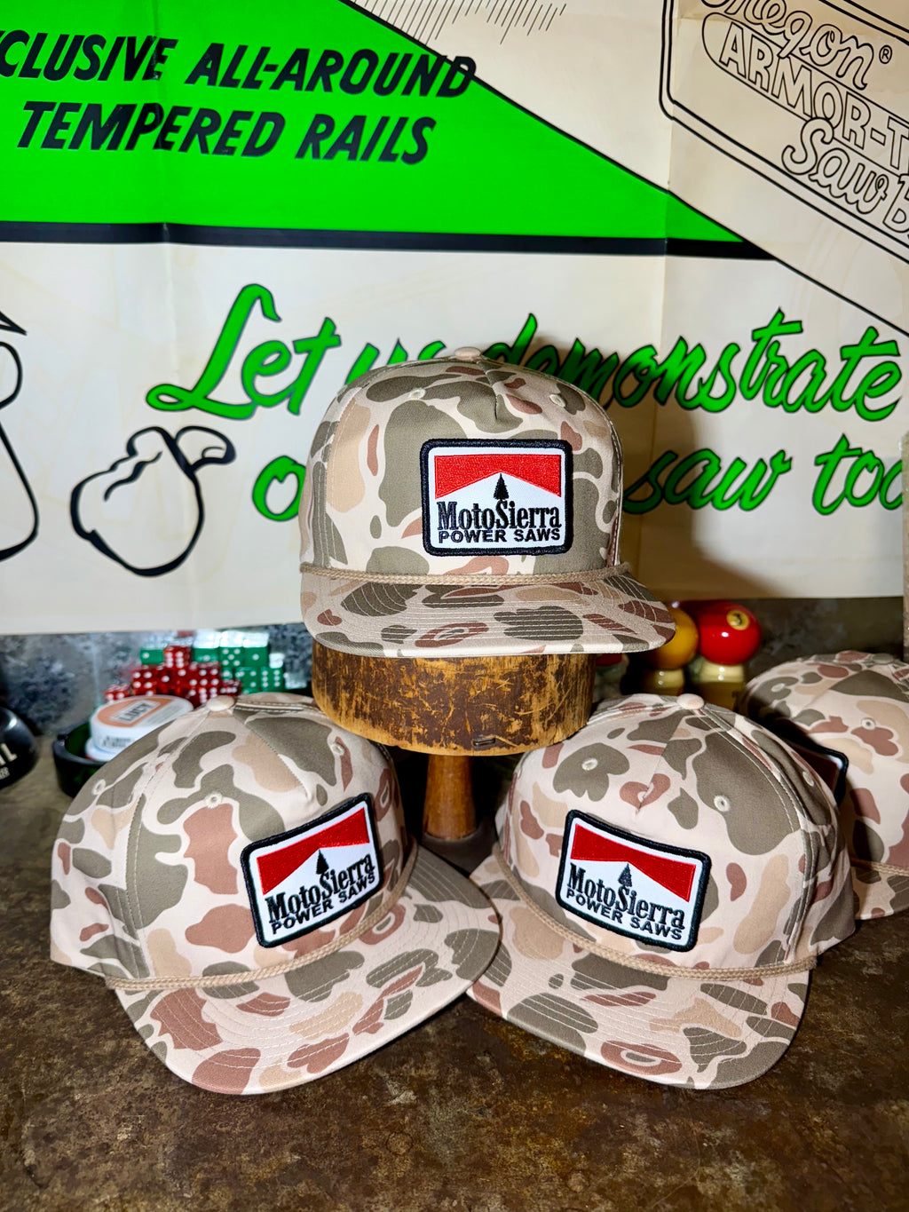 Power Saws Duck Camo Snapback Hat