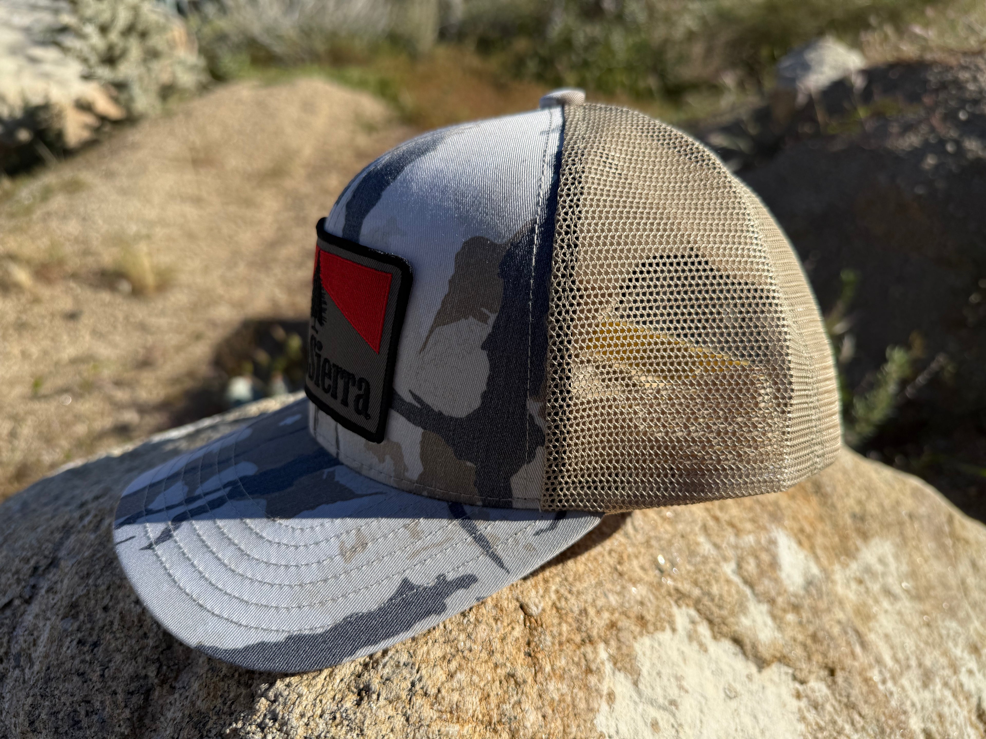 Double Mash Driftwood Trucker Hat