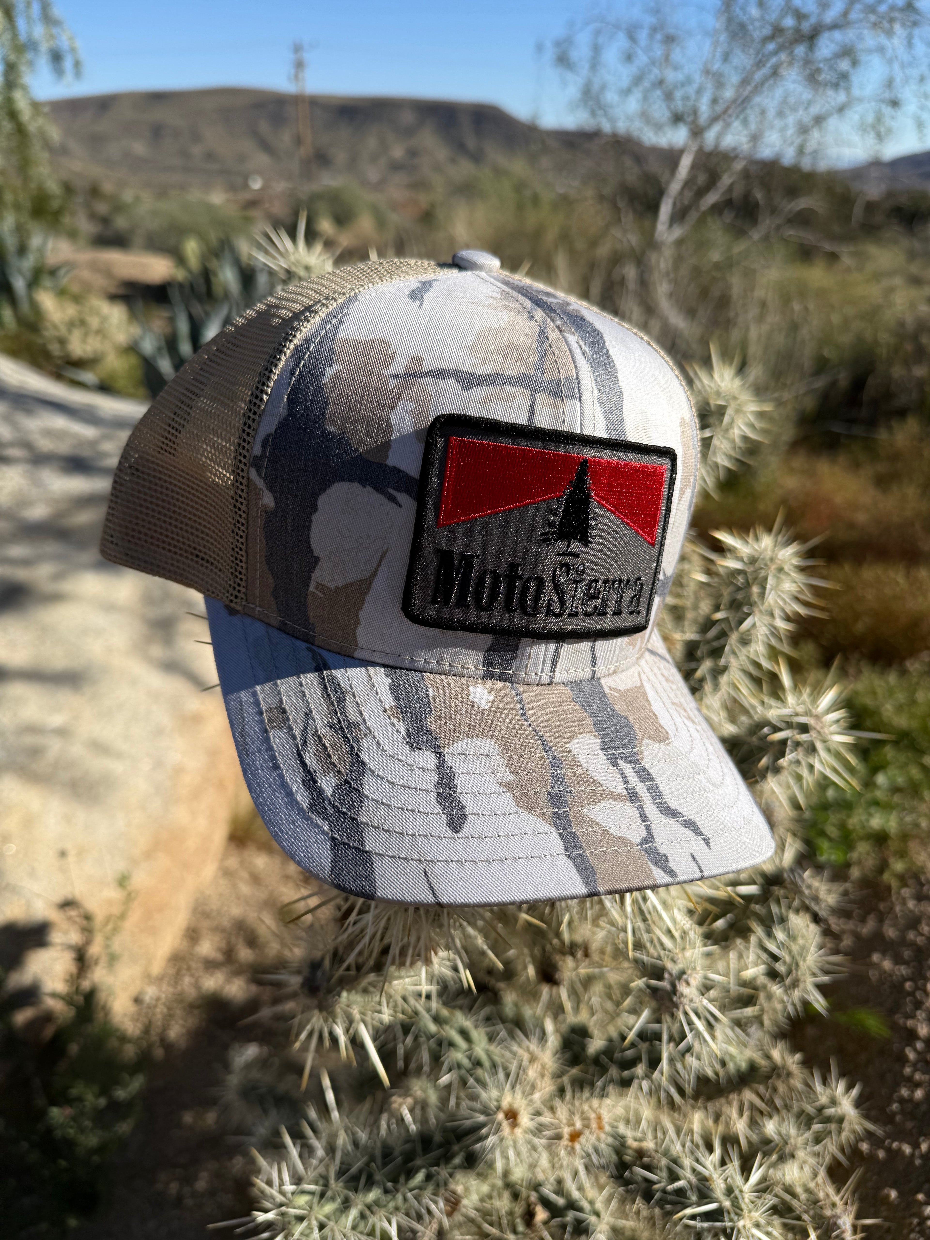Double Mash Driftwood Trucker Hat