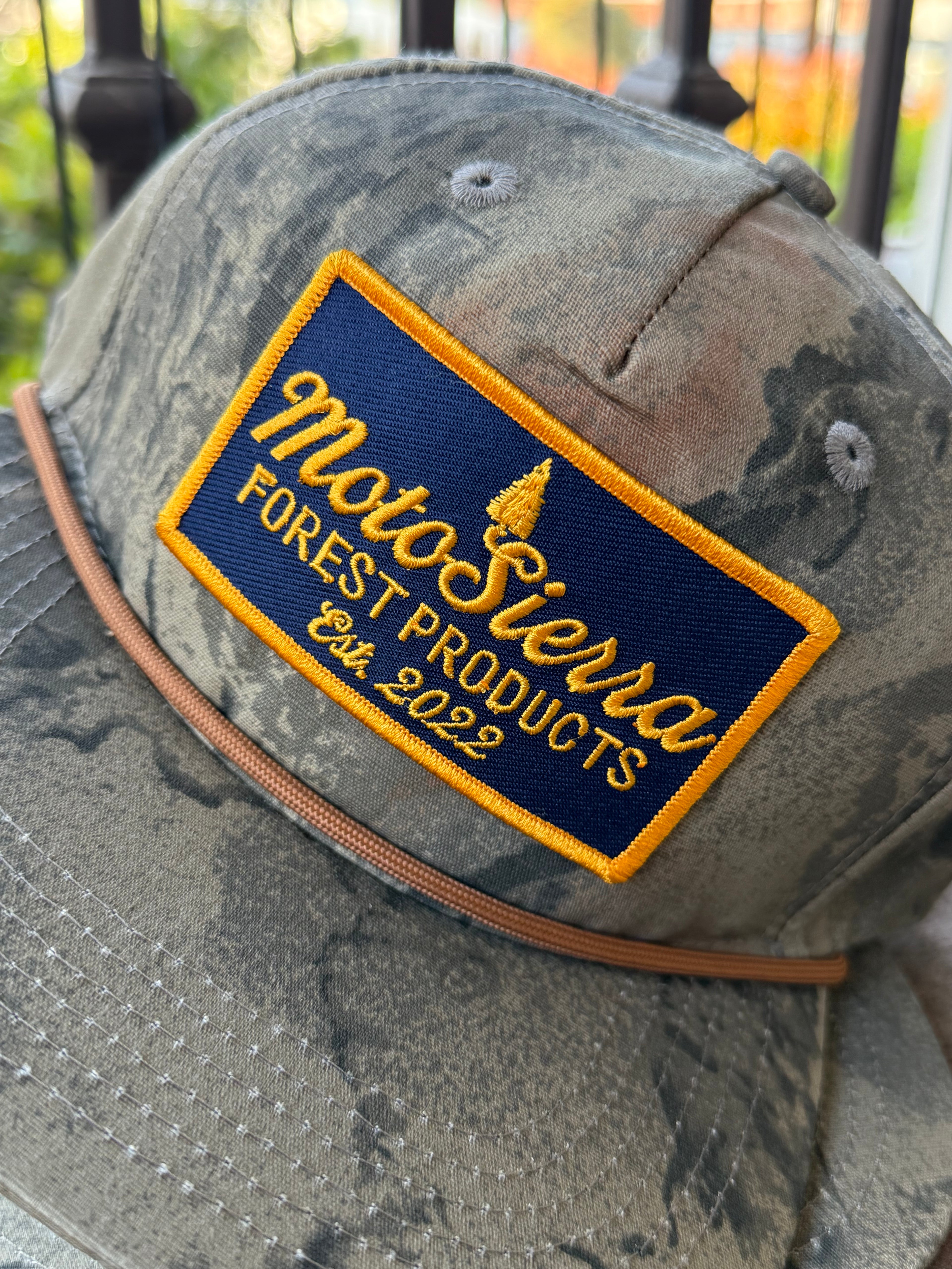 MotoSierra Natural Gear Camo Snapback Hat