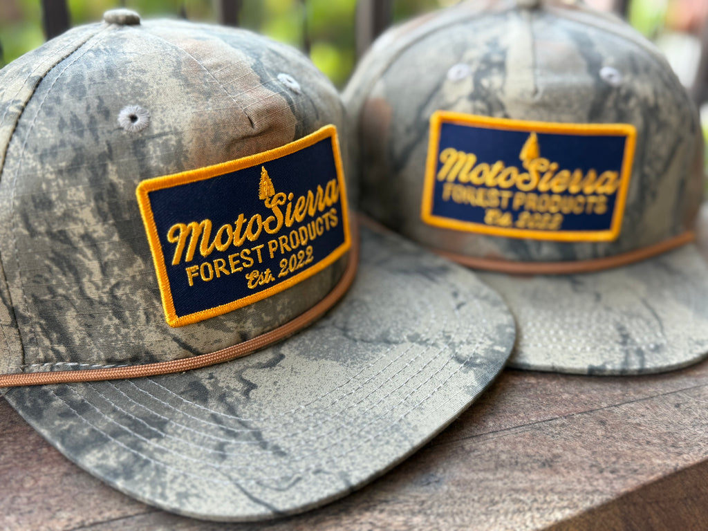 MotoSierra Natural Gear Camo Snapback Hat