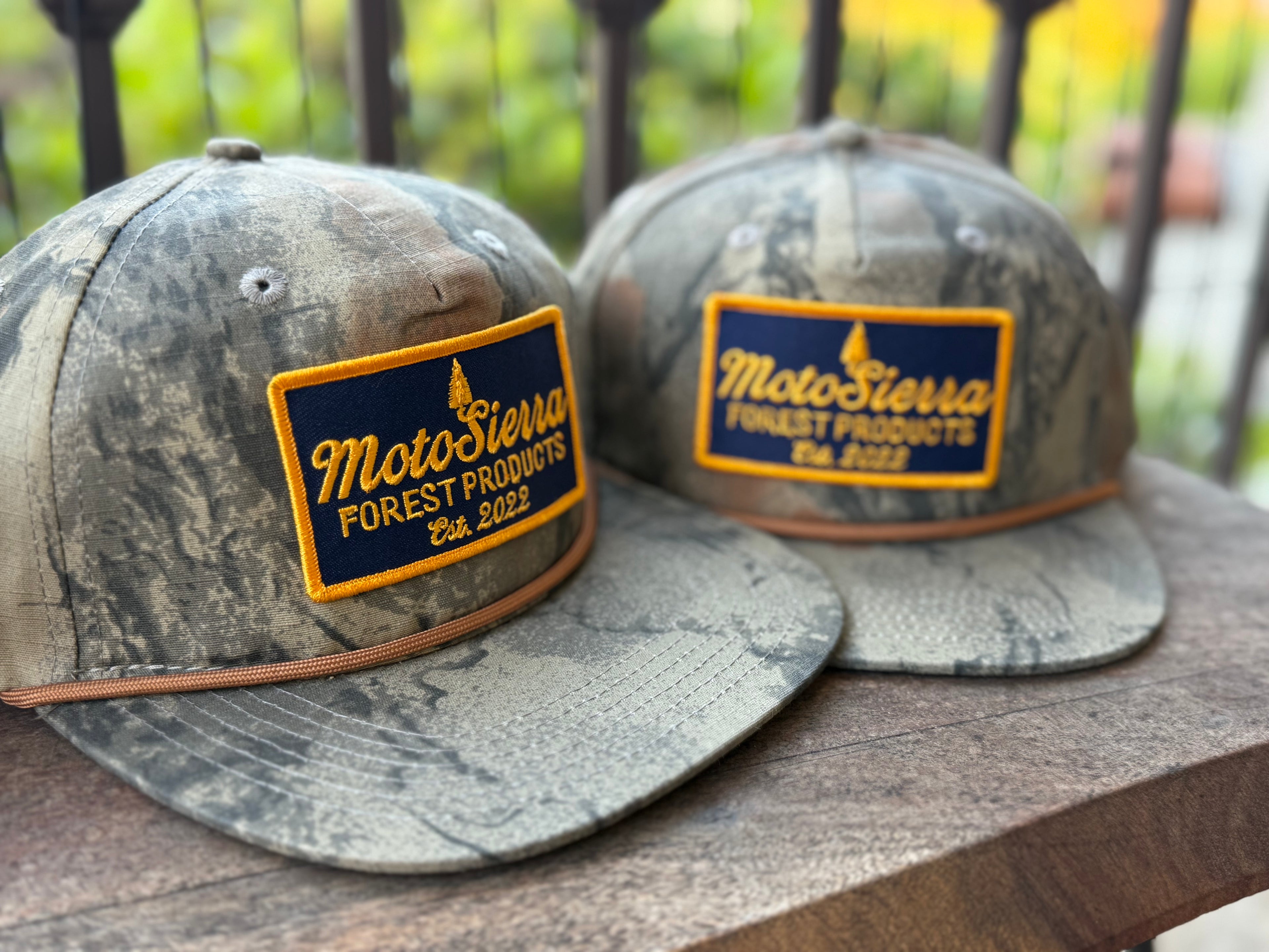 MotoSierra Natural Gear Camo Snapback Hat