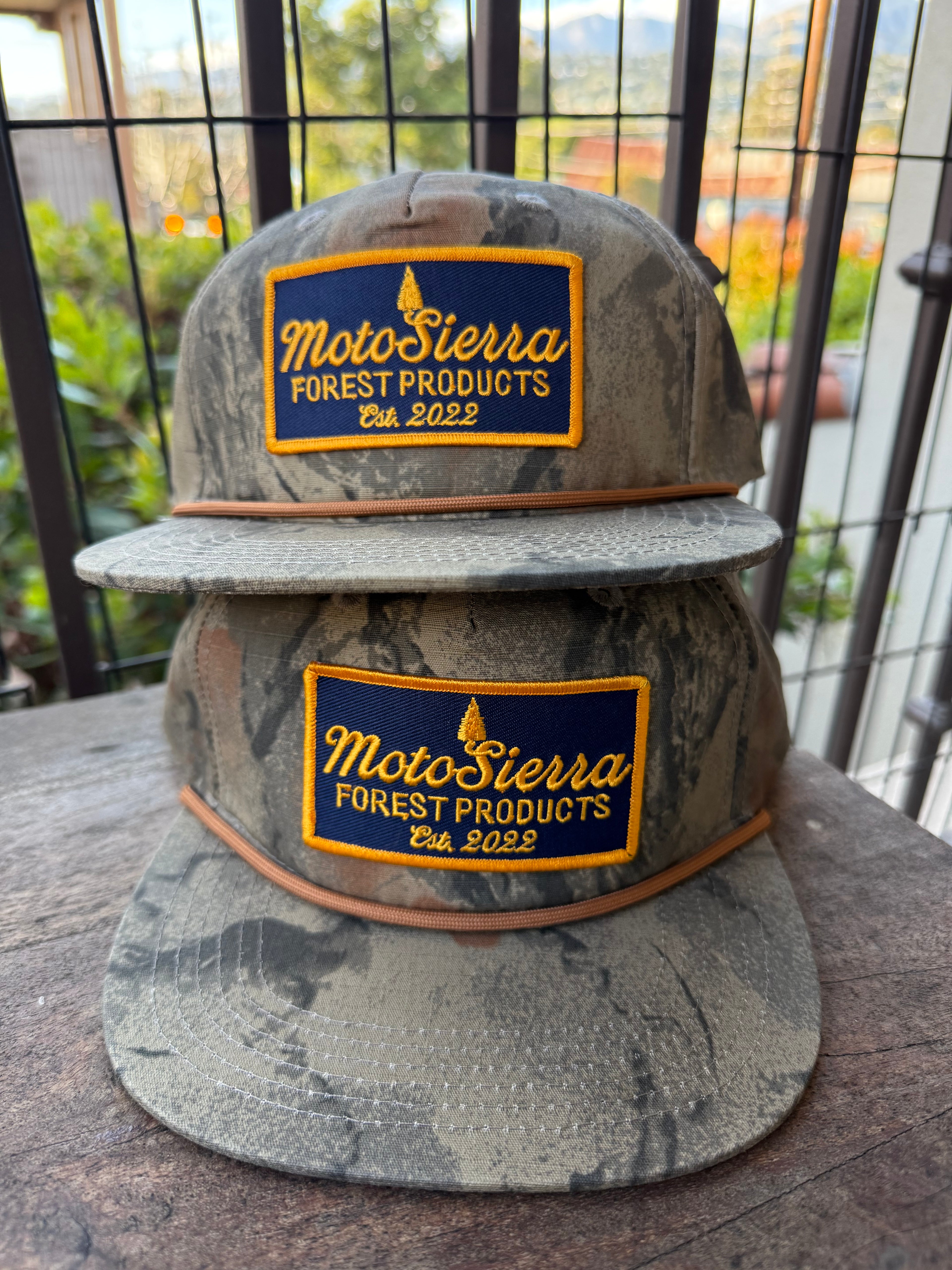 MotoSierra Natural Gear Camo Snapback Hat