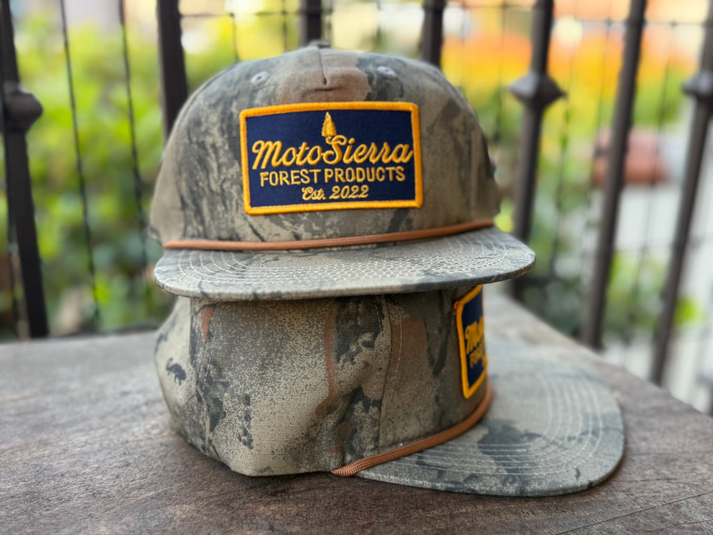 MotoSierra Natural Gear Camo Snapback Hat