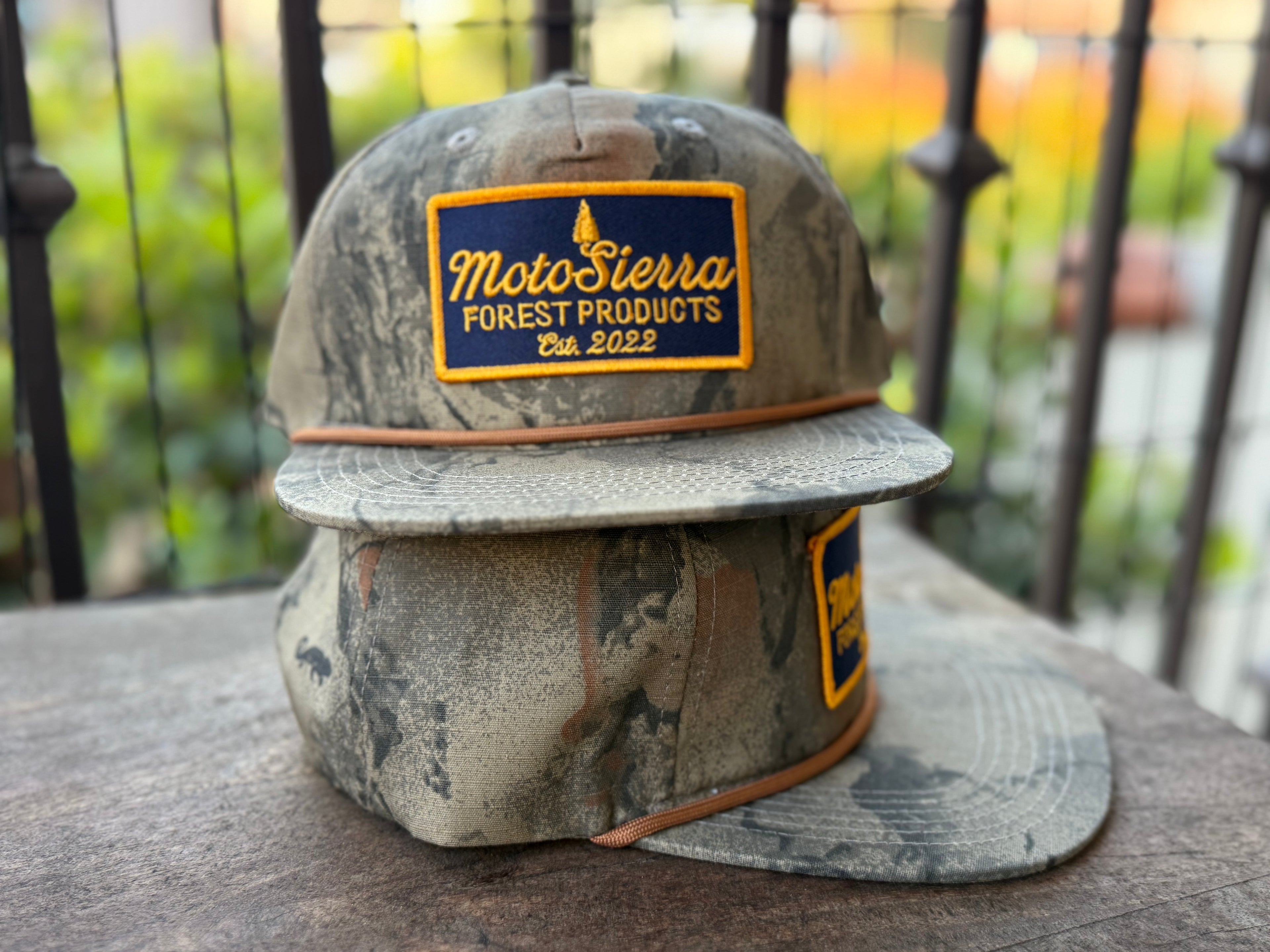 MotoSierra Natural Gear Camo Snapback Hat