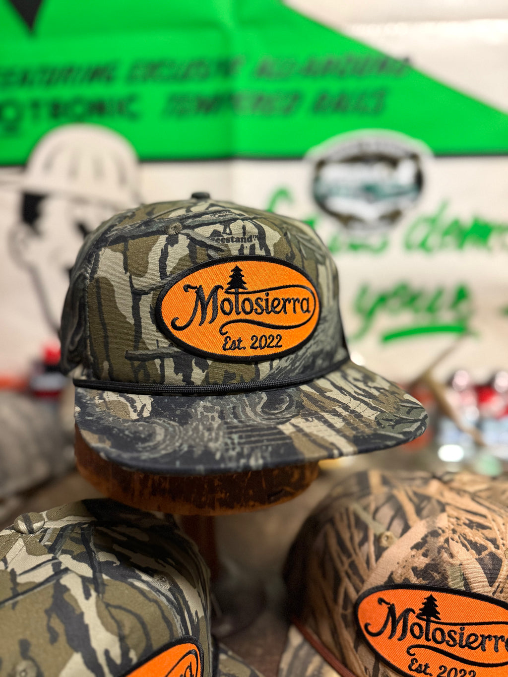 Square Ground Mossy Oak Tree Stand Hat