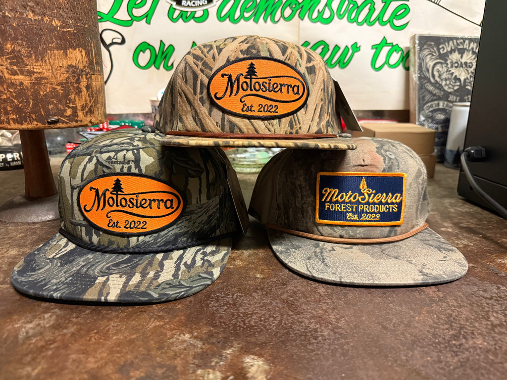 Square Ground Shadow Grass Snapback Hat