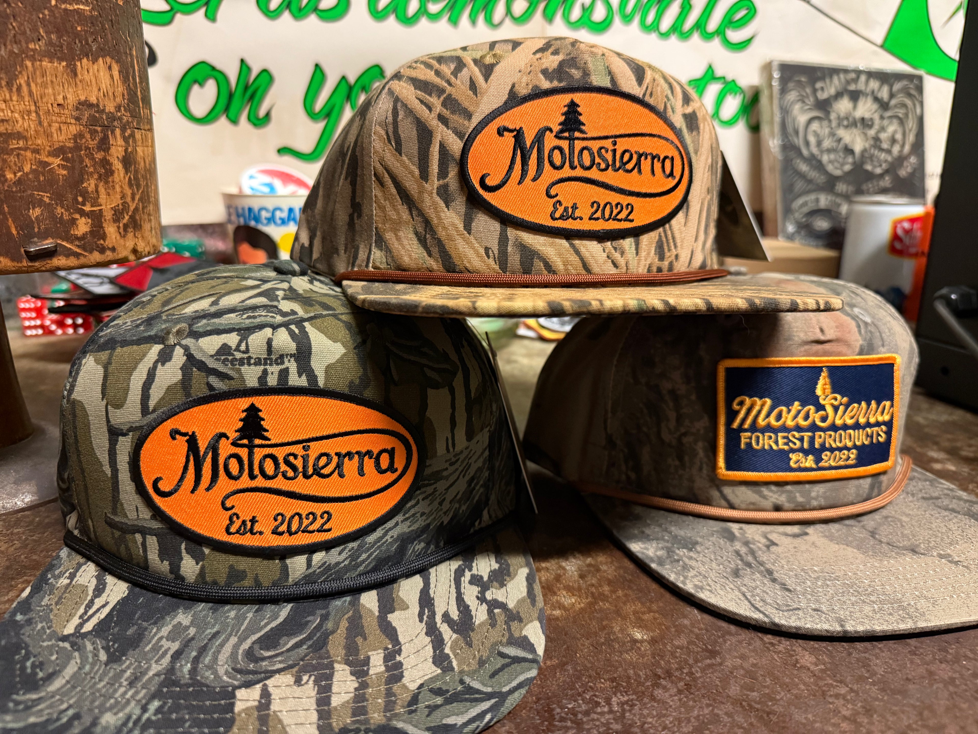 Square Ground Shadow Grass Snapback Hat