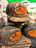 Square Ground Shadow Grass Snapback Hat
