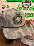 Salt Creek perforated 5 panel camo hat