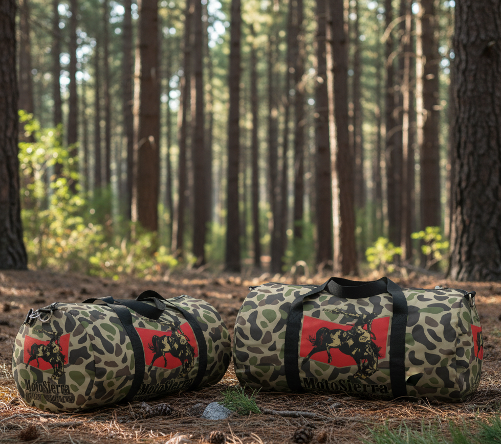 Beo Gam Cowboy Logo Motosierra Adventure Duffel Bag