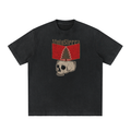 Tree Skull Heavyweight Vintage Washed Frayed T-Shirt