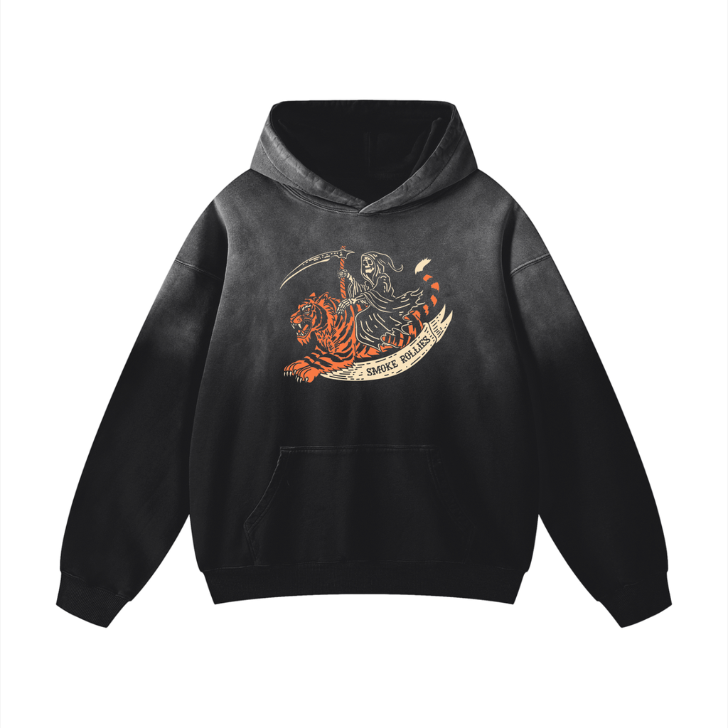 Smoke Rollies Heavyweight Sunfade Oversized Hoodie