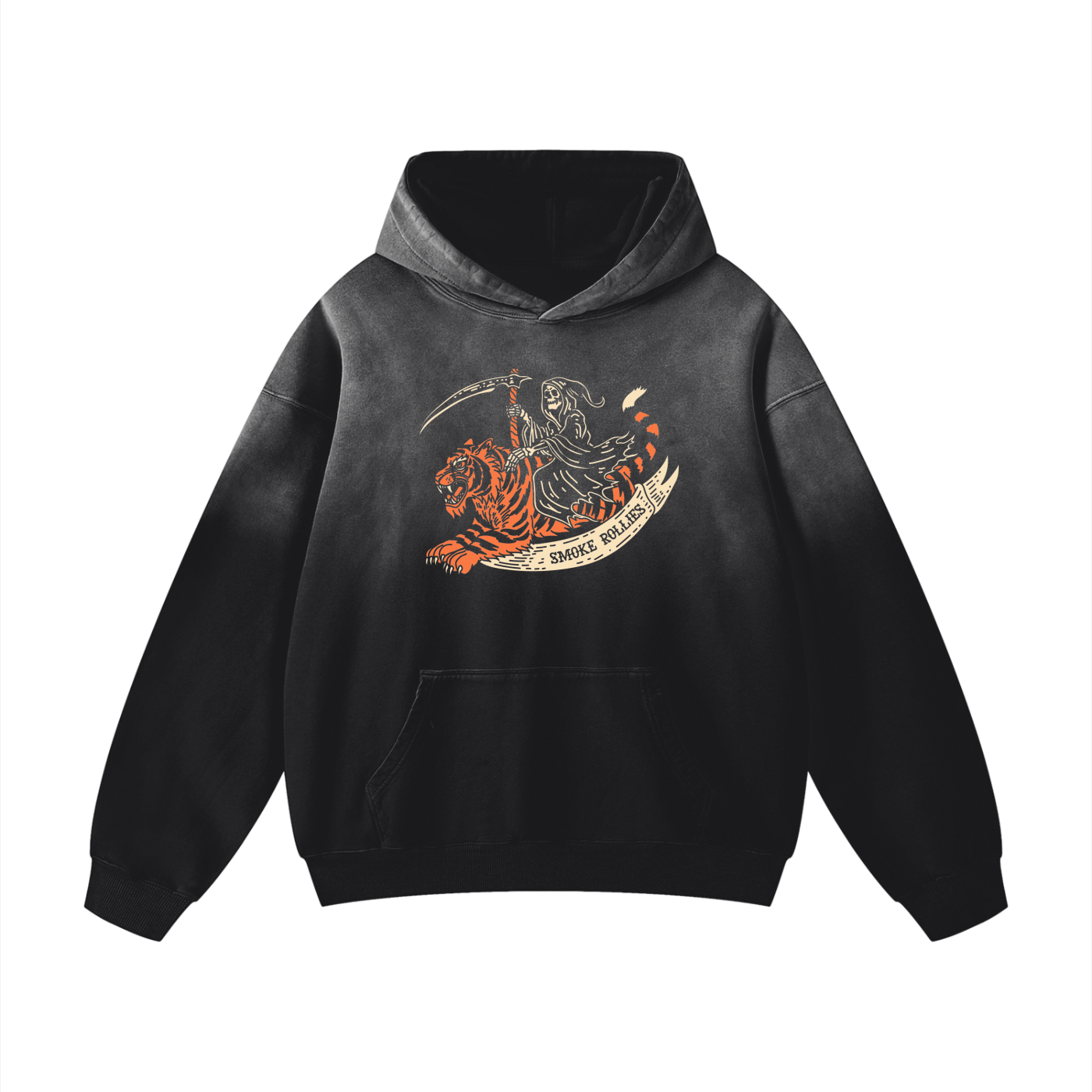 Smoke Rollies Heavyweight Sunfade Oversized Hoodie
